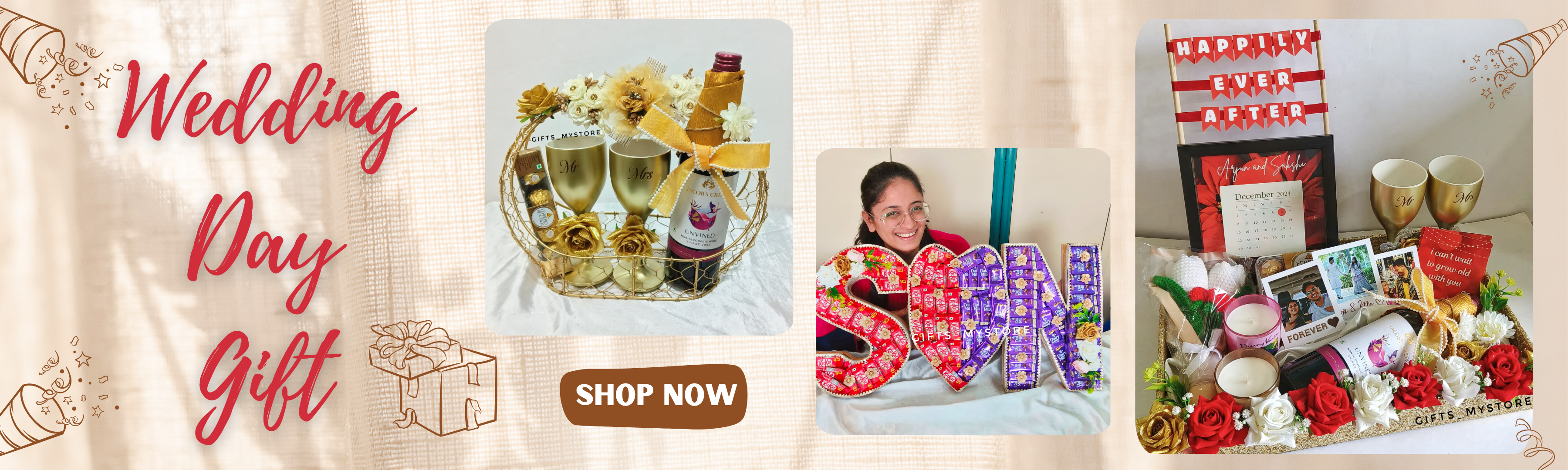 Anniversary album hero section