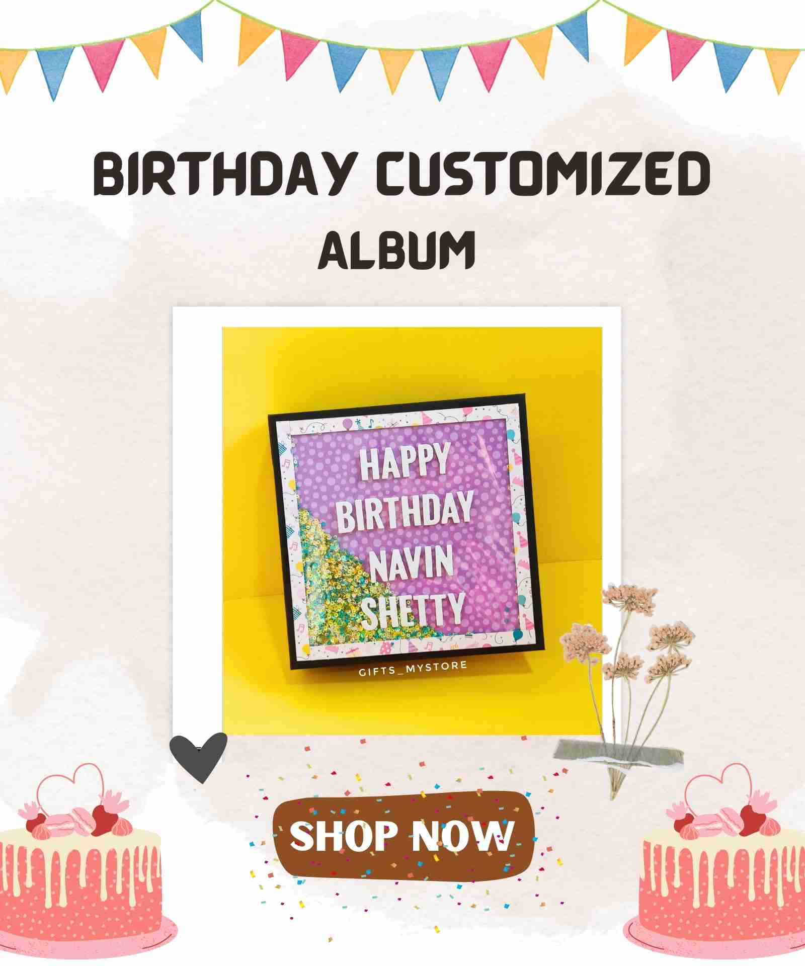 Birthday Hero Section