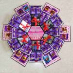 4 LAYER  DECORATIVE DAIRY MILK SILK & FLAVOURS CEB (BIG SIZE - PINK THEME)