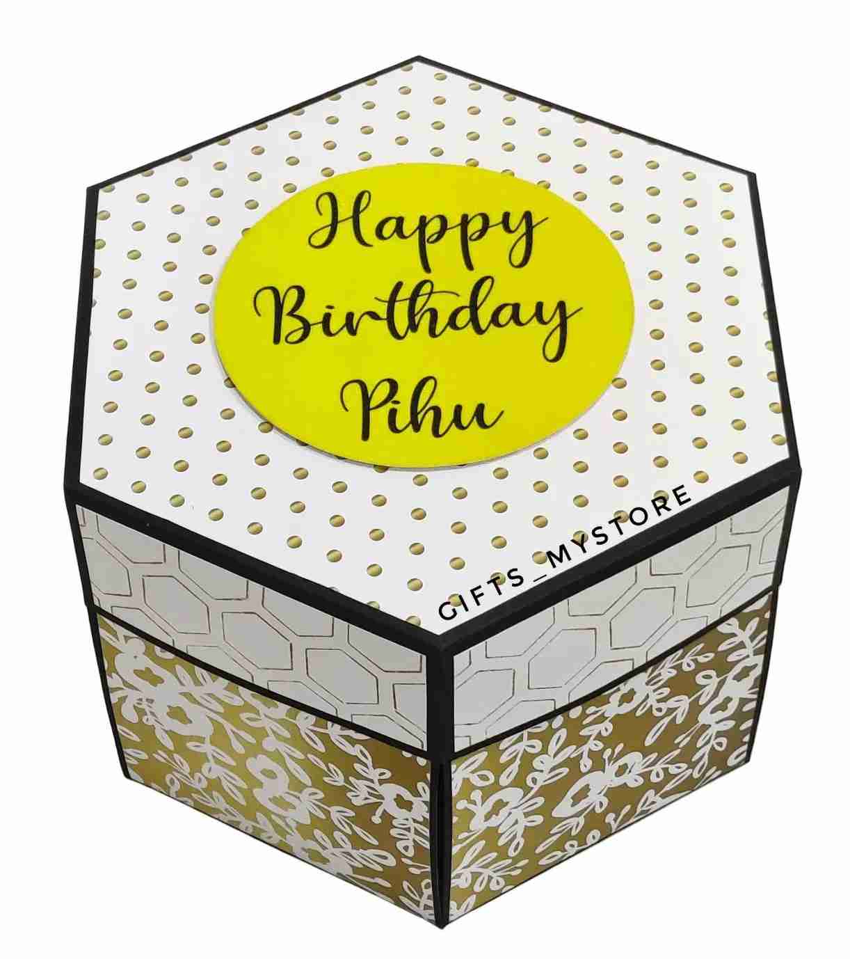 4 layer chocolate explosion box handmade gift product designed for special occasions