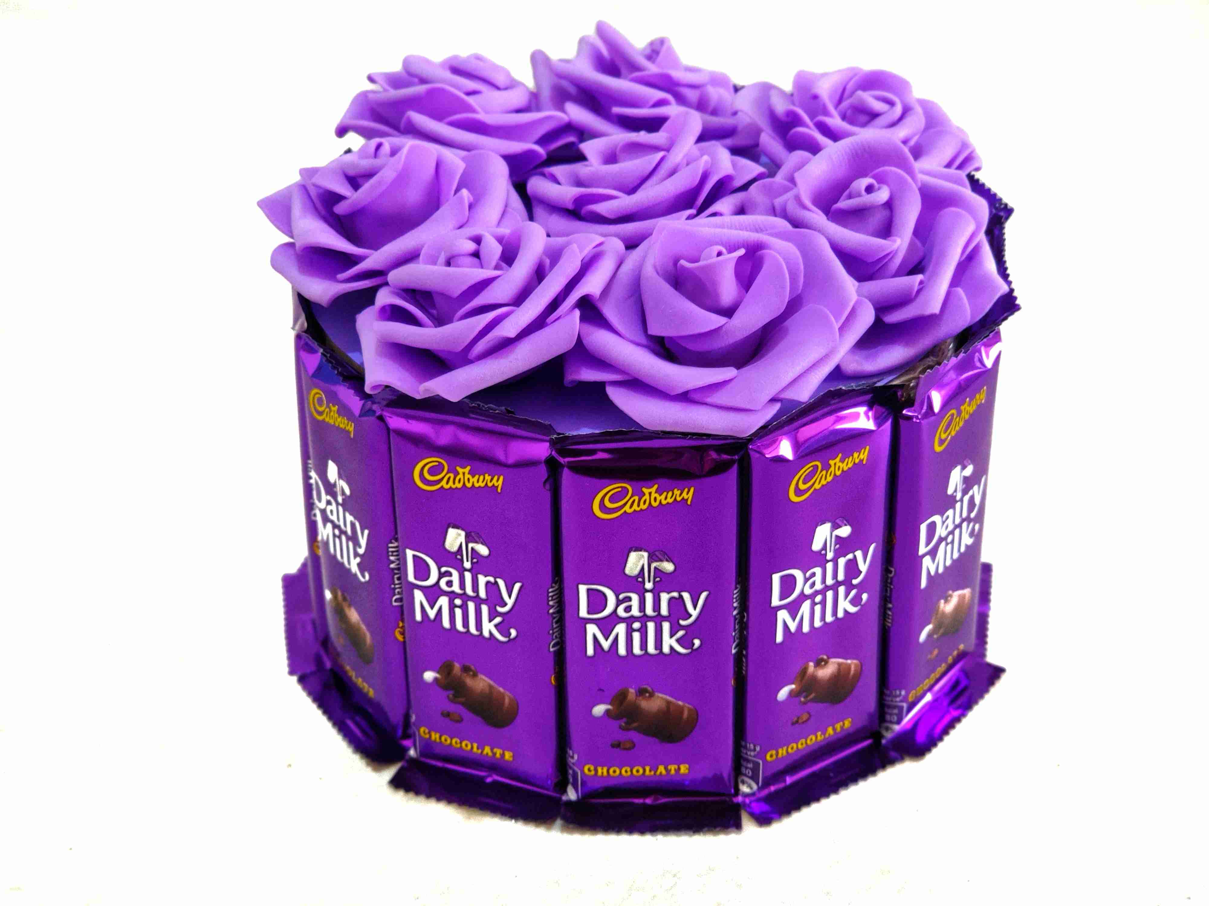 1tier dairy milk hamper chocolate gift box handmade product designed for special occasions