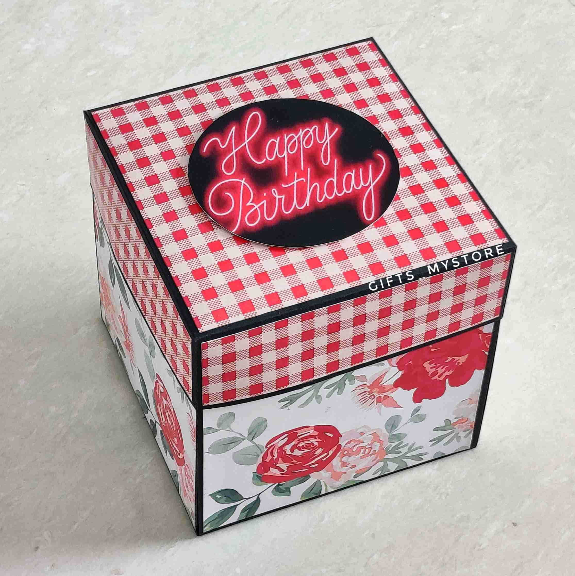 GiftsMyStore_3LAYER_MEDIUM_CEB_3 3 layer chocolate explosion box handmade gift product designed for special occasions