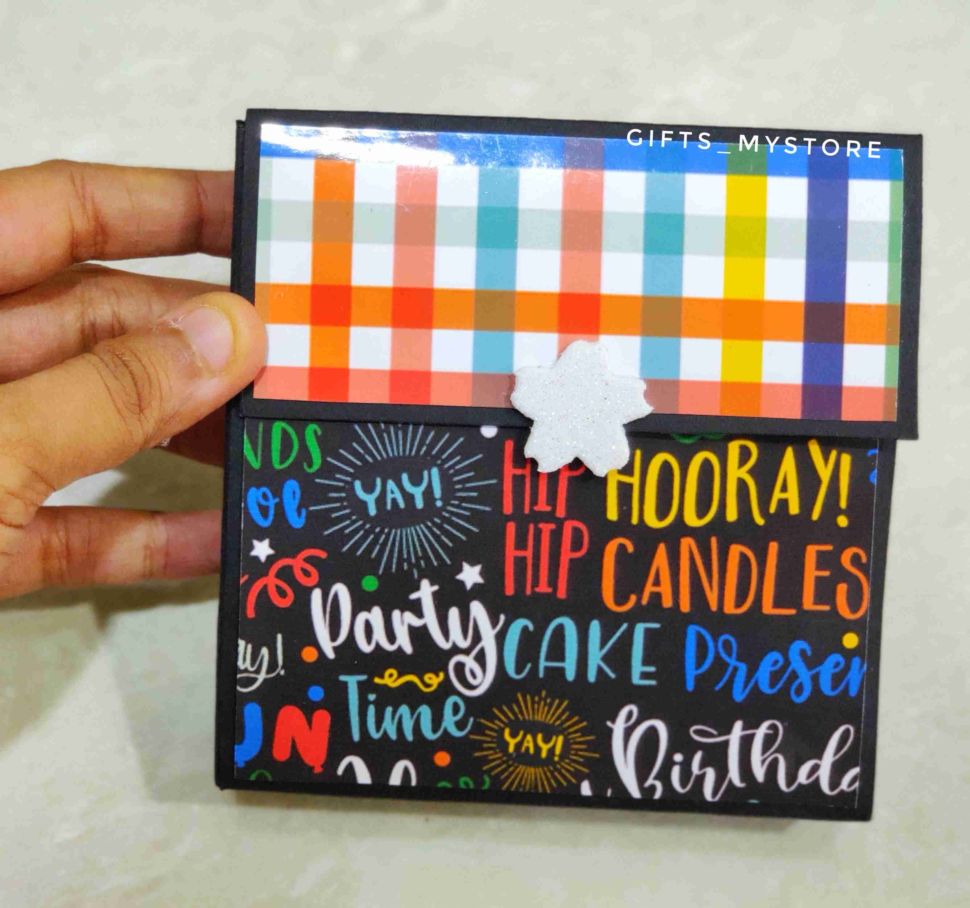 multi fold handmade greeting card gift perfect for heartfelt messages and wishes