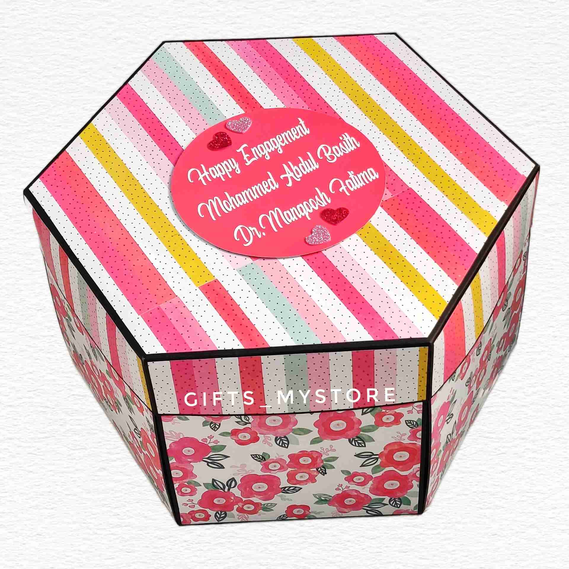 6 layer mix chocolates chocolate explosion box handmade gift product designed for special occasions