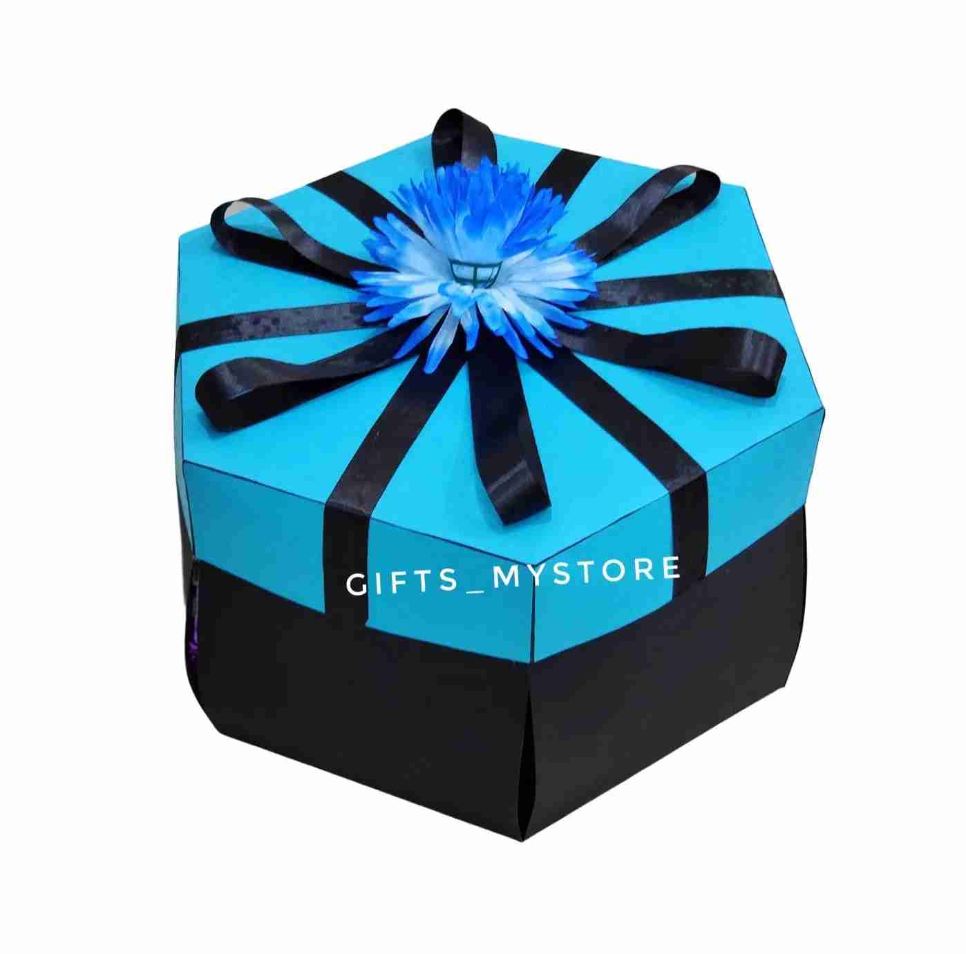 6 layer chocolate explosion box handmade gift product designed for special occasions