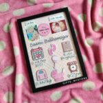 BABY GIRL BIRTH RECORD FRAME