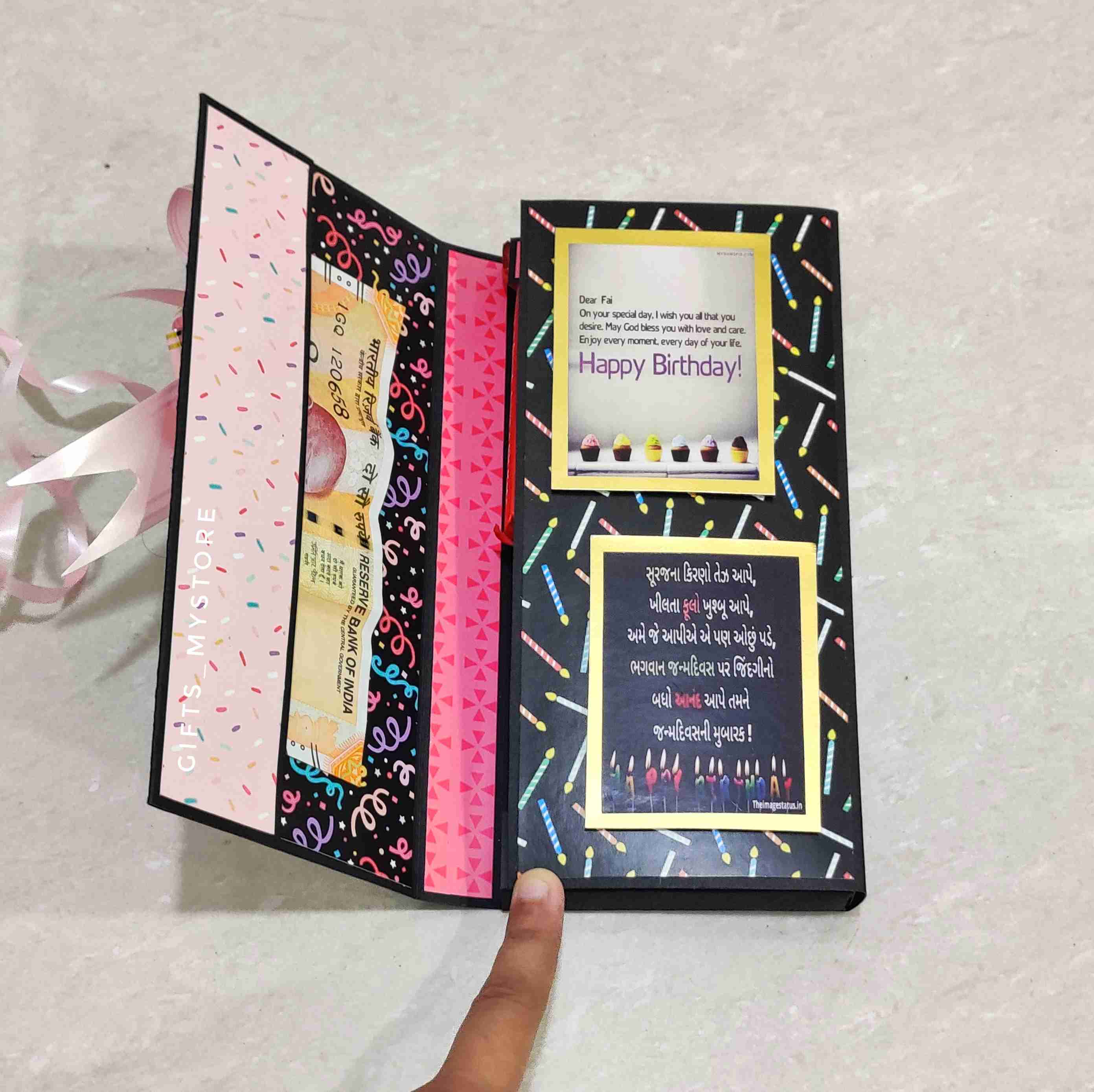 birthday memories mini photo album scrapbook handmade gift ideal for capturing special moments