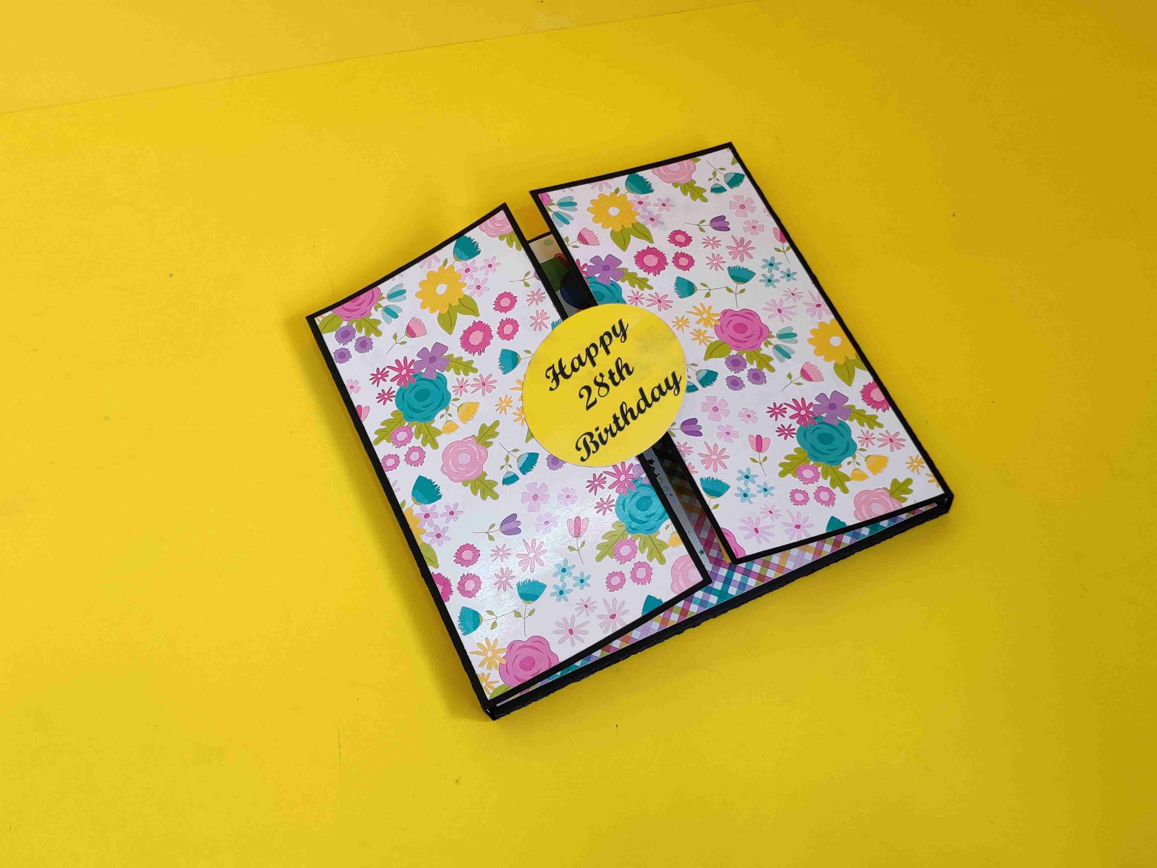 anniversary celebration mini photo album scrapbook handmade gift perfect for couples and loved ones