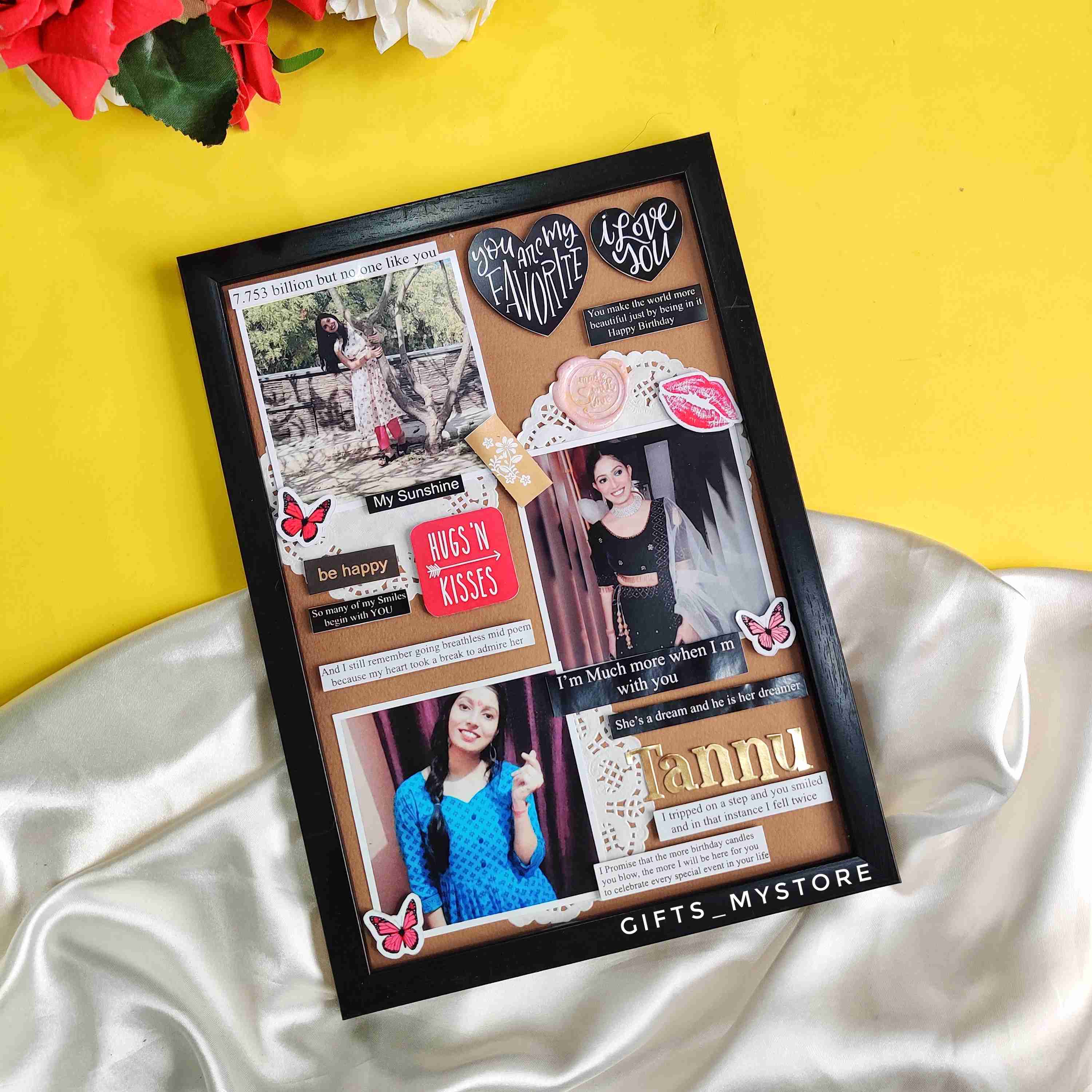birthday special handmade photo frame gift ideal for celebrating loved ones