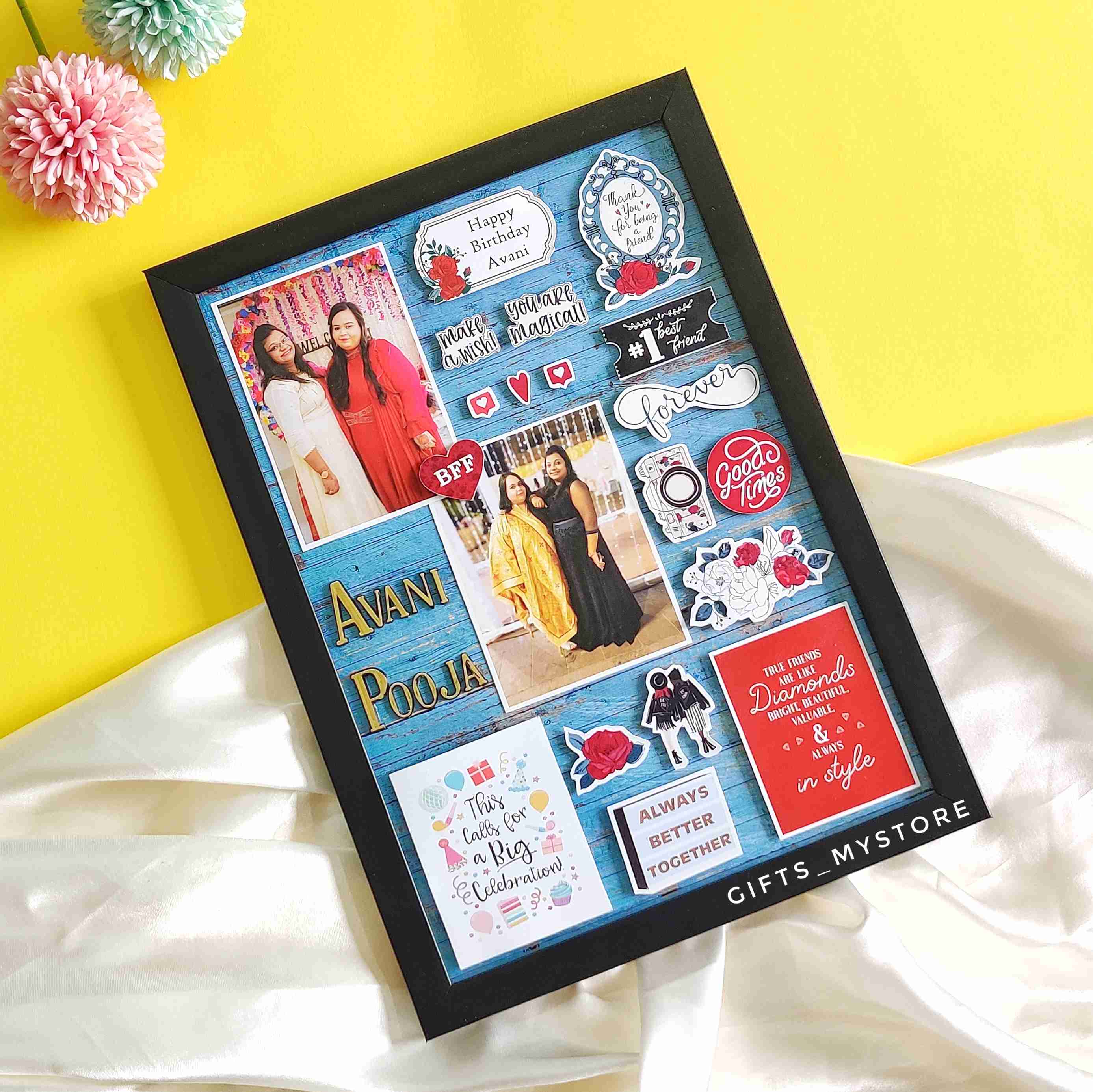 birthday special handmade photo frame gift ideal for celebrating loved ones