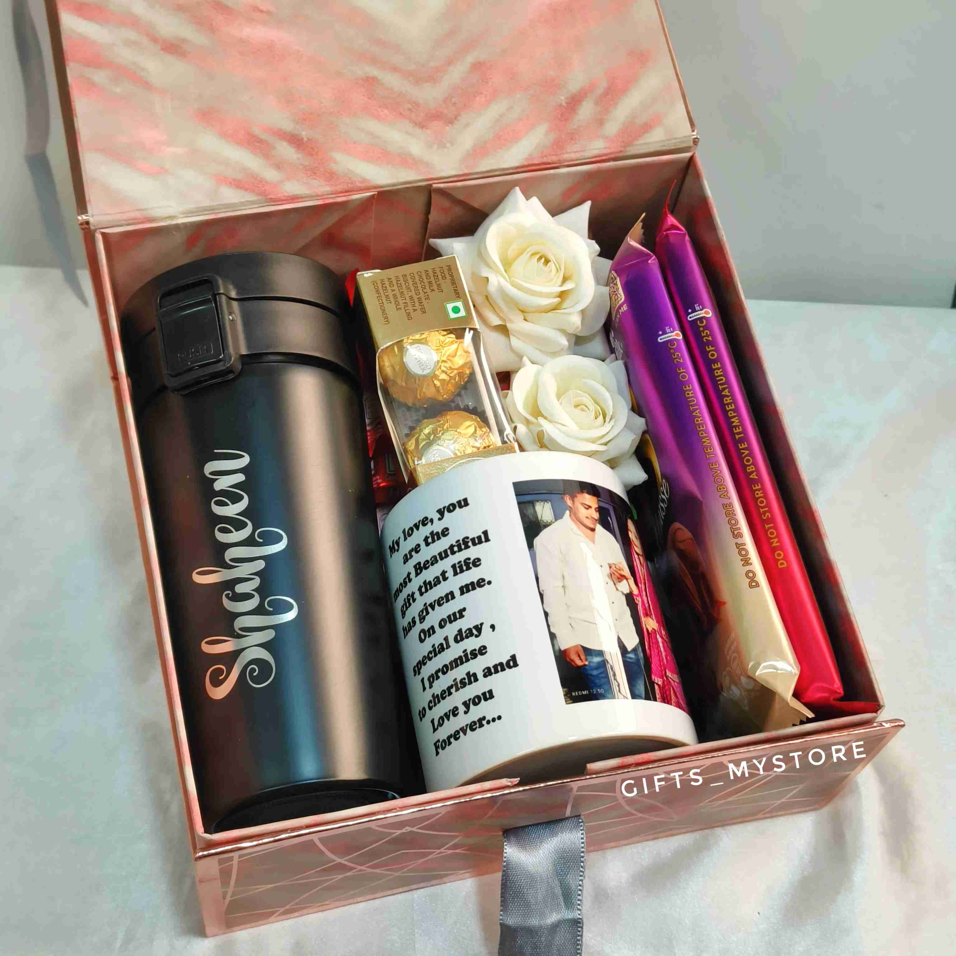 anniversary celebration curated gift hamper handmade product perfect for couples