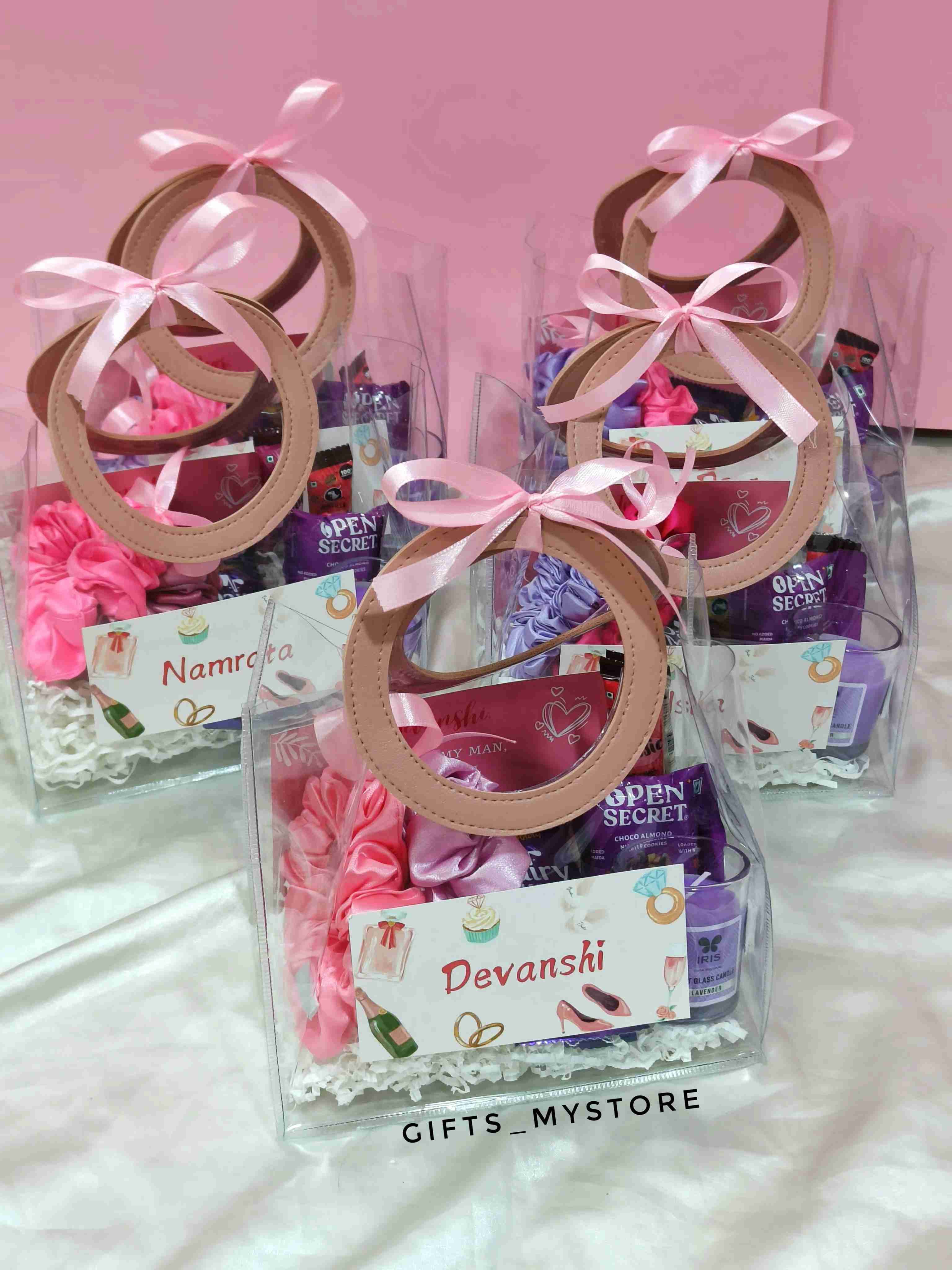 bridesmaid thank you gift hamper handmade product perfect for wedding parties