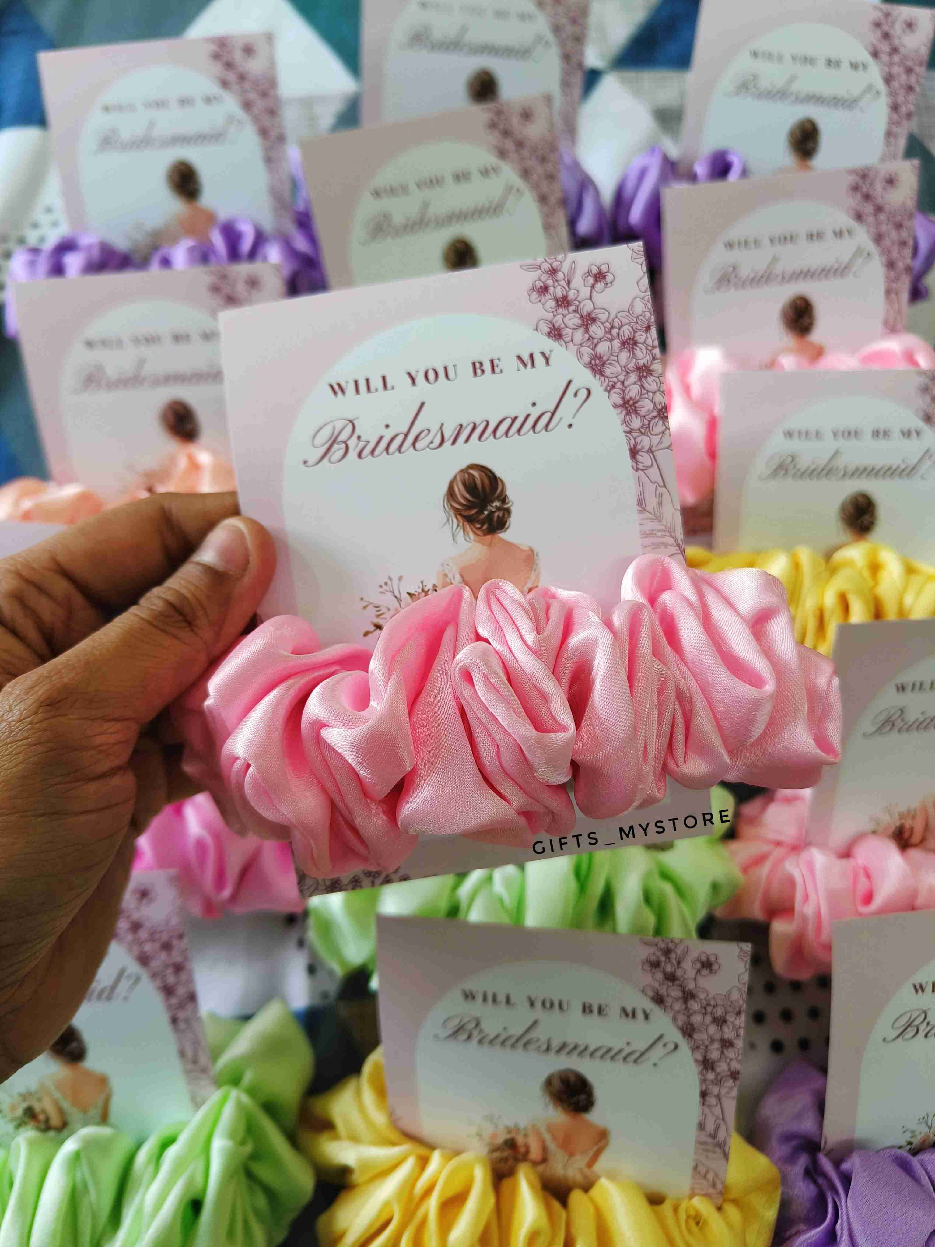 bridesmaid thank you gift hamper handmade product perfect for wedding parties