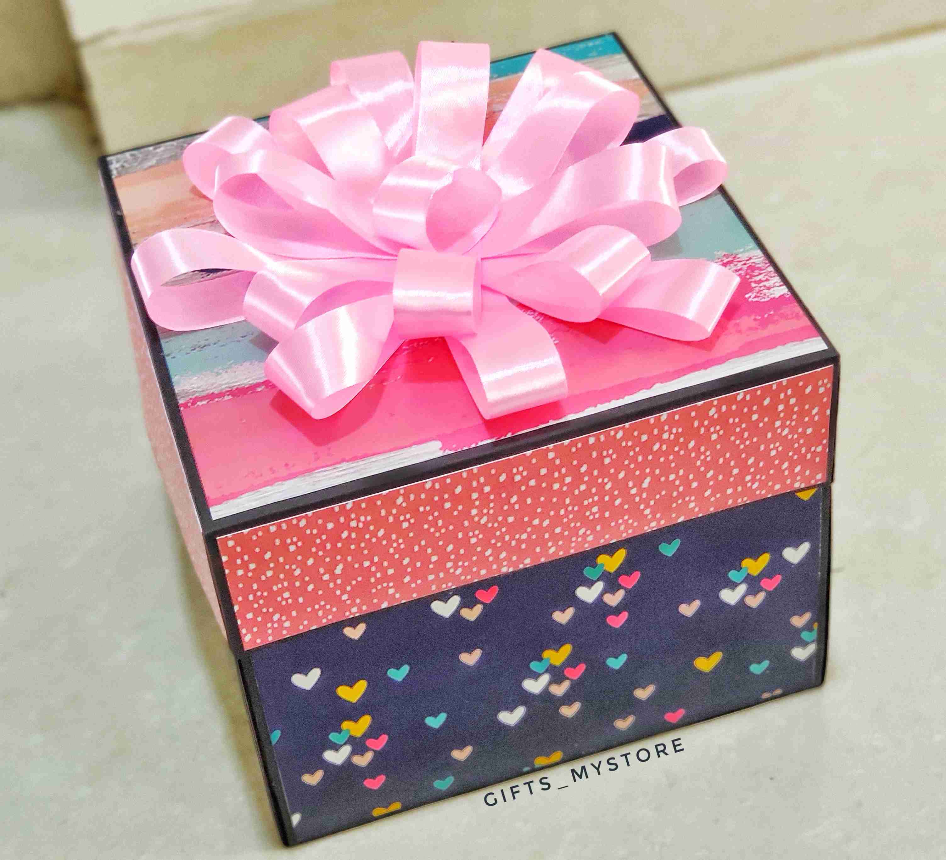 1 layer classic dairy milk chocolate explosion box handmade gift product designed for special occasions