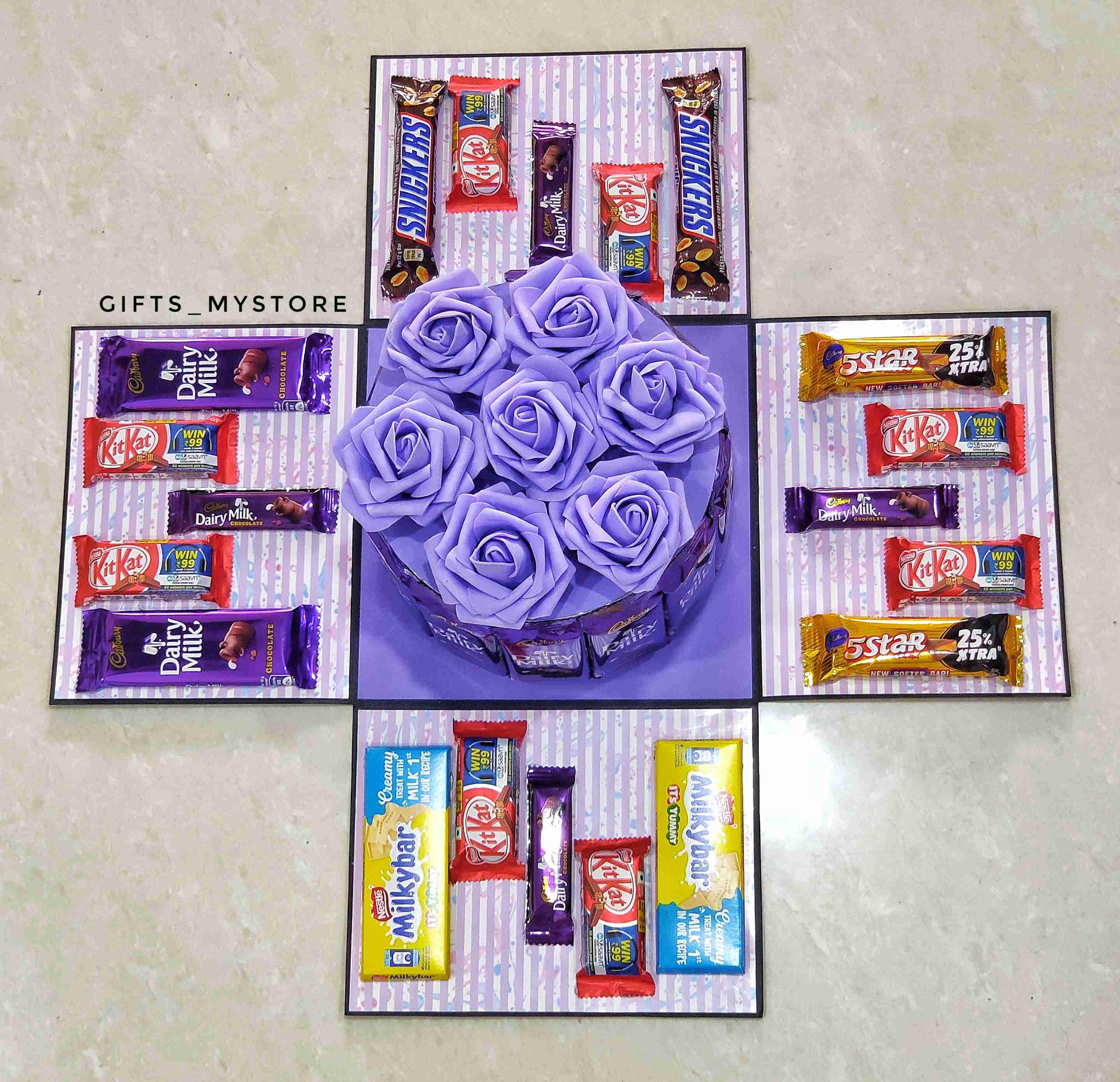 GiftsMyStore_DAIRY_MILK_BOUQUET_WITH_CHOCOLATE_EXPLOSION_BOX_3