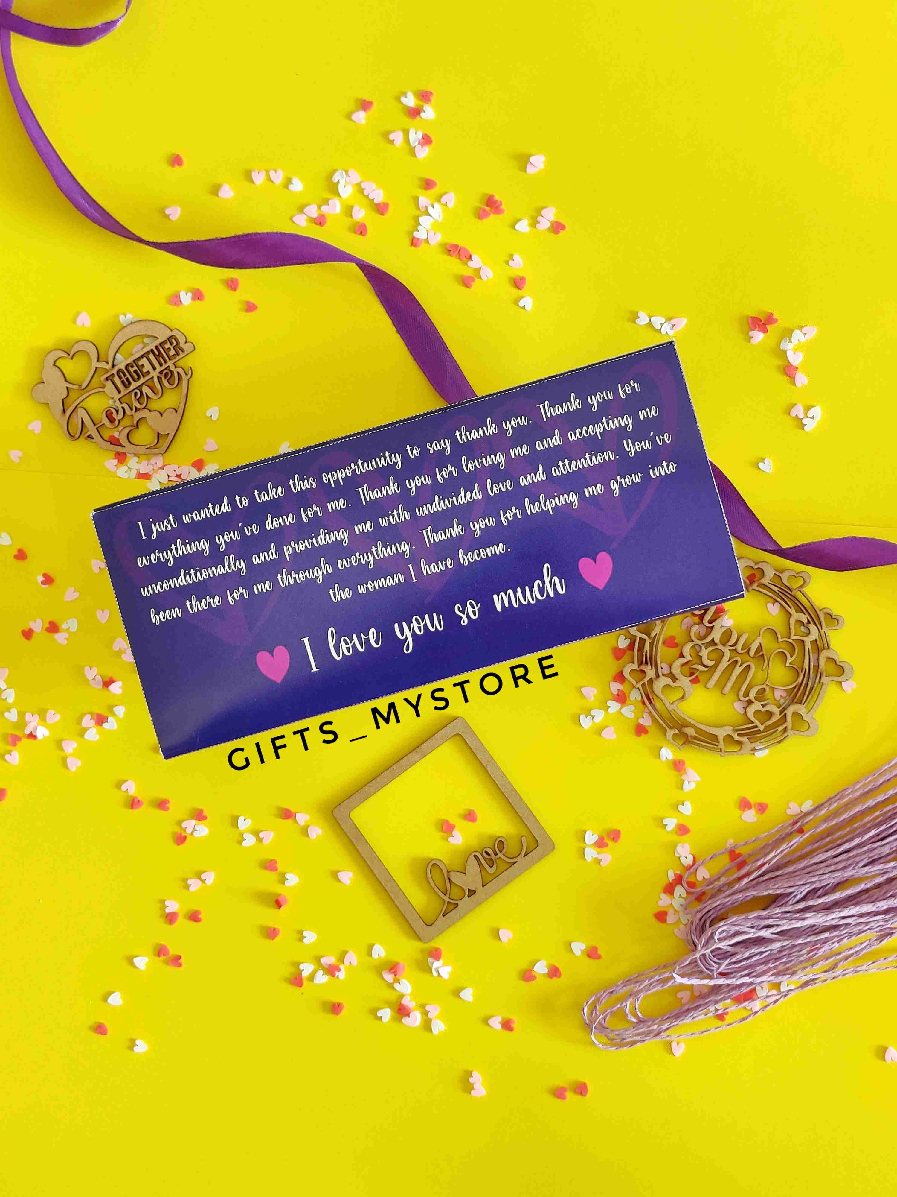 dairy milk silk customised chocolate gift box handmade product designed for special occasions