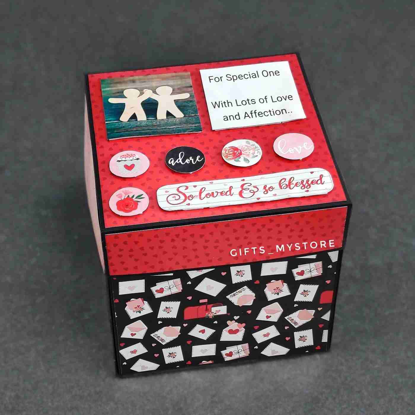 4 layer dairy milk silk premium chocolate explosion box premium large size handmade gift product designed for special occasions