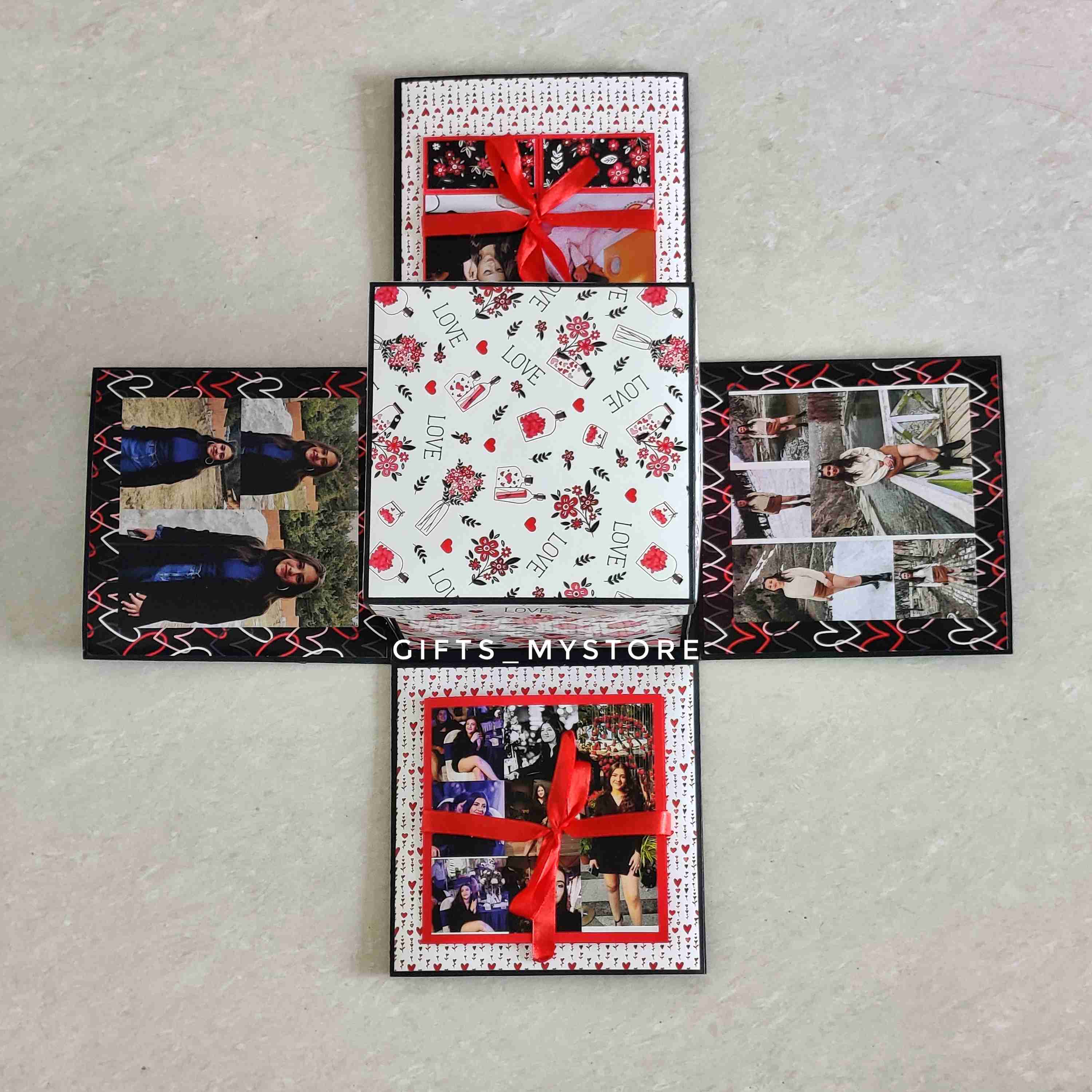 photo memory explosion box handmade gift ideal for preserving precious memories