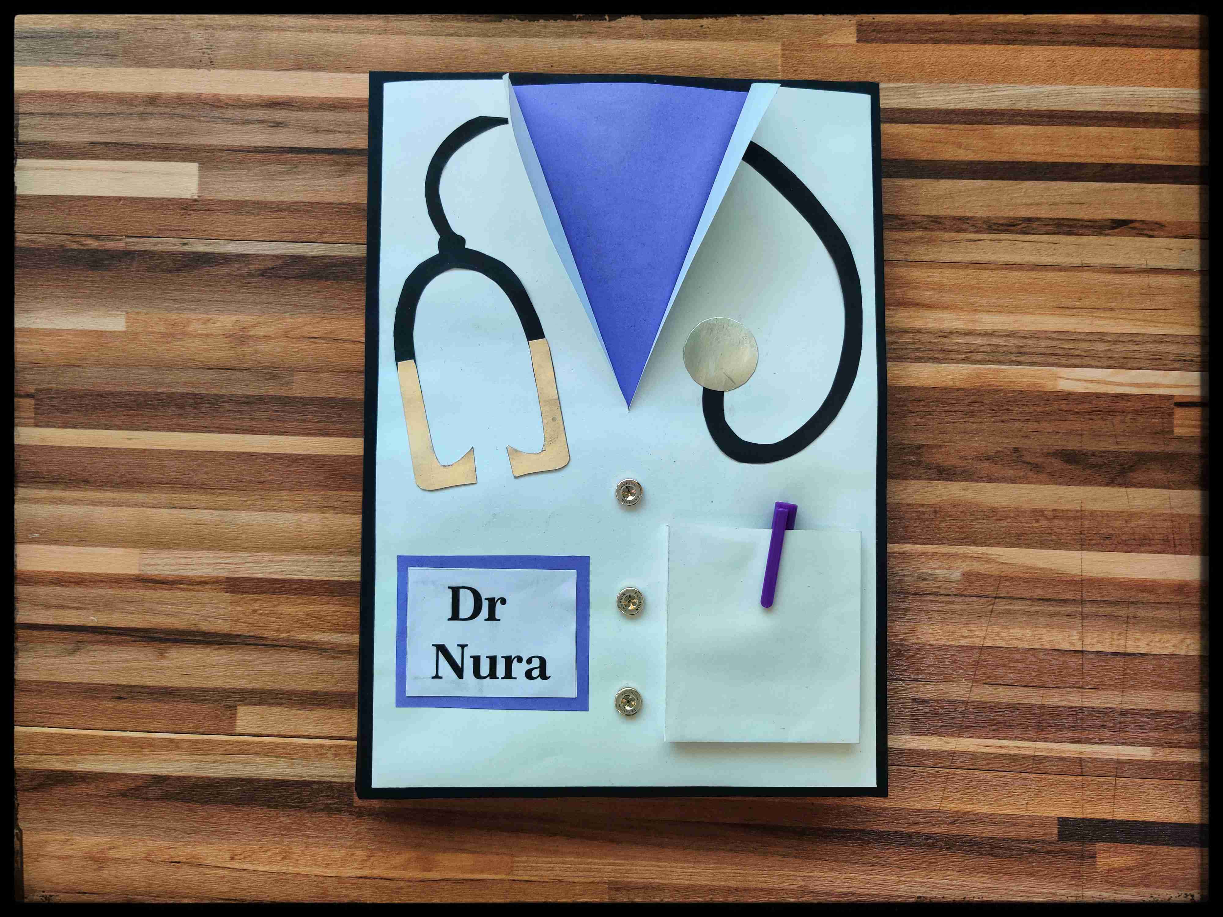 doctor profession album photo album scrapbook handmade gift ideal for preserving precious memories