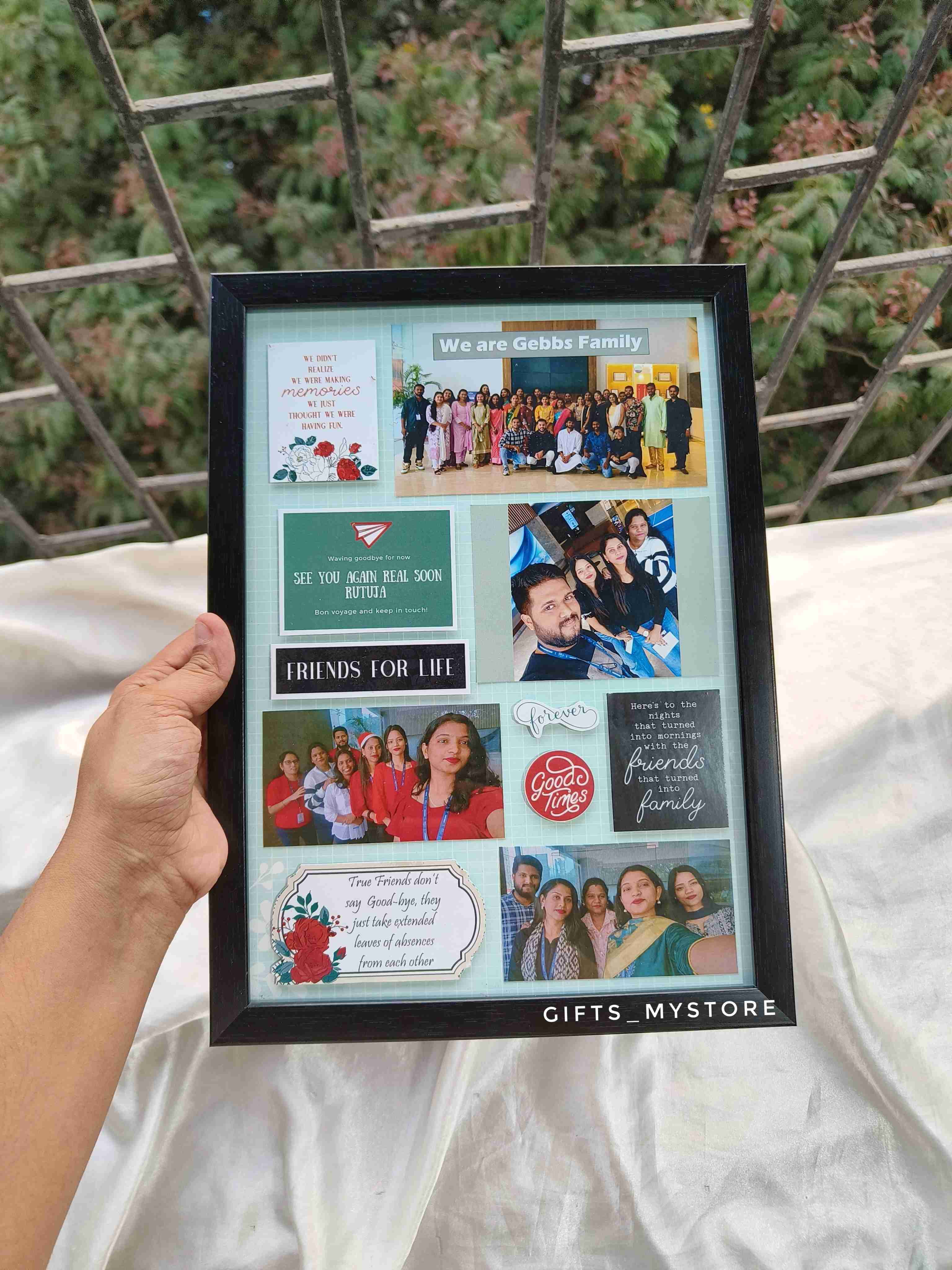 farewell photo frame farewell memory handmade gift ideal for emotional goodbyes