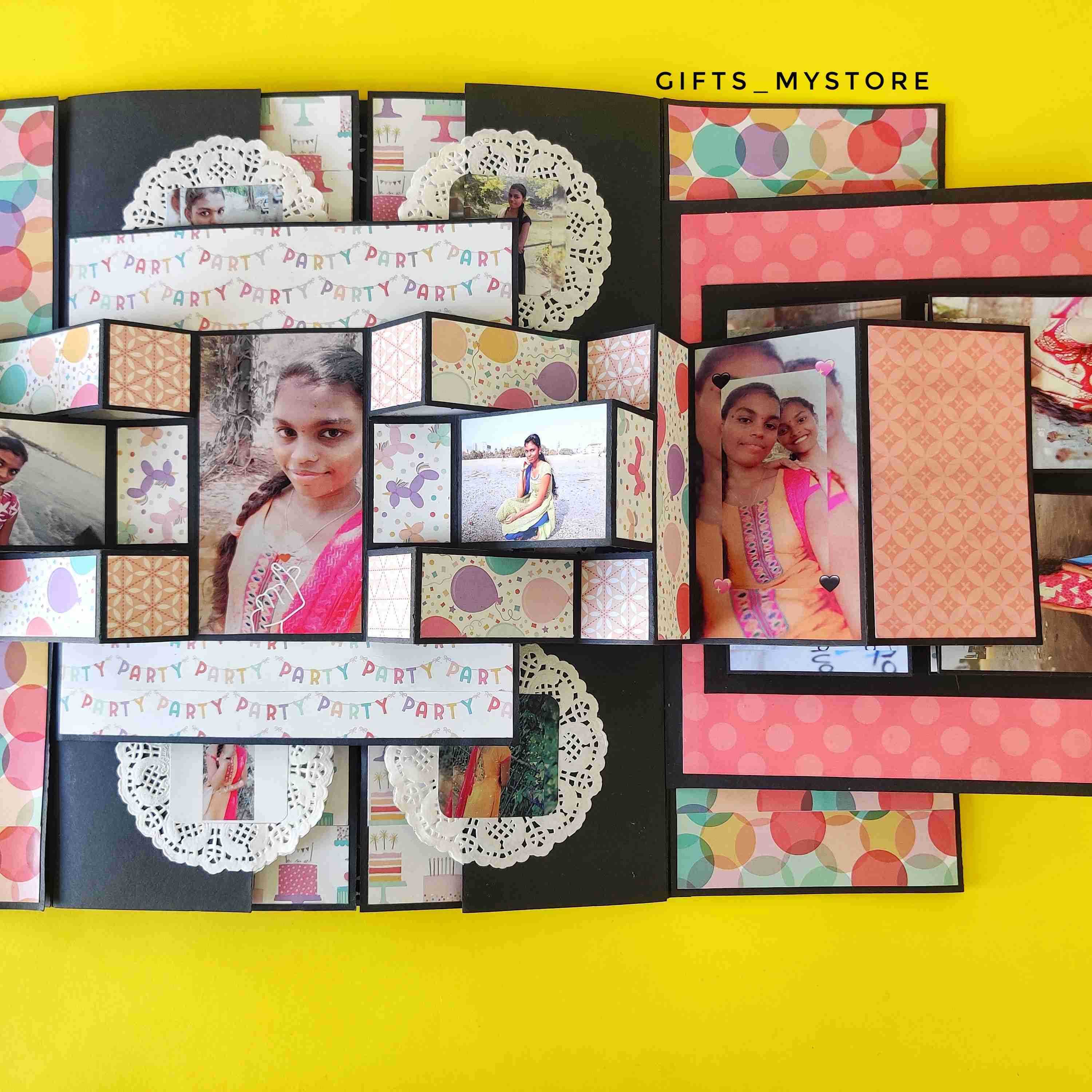 GiftsMyStore_GIANT_MULTIFOLD_TIMESLESS_TREASURE_ALBUM_10 giant multifold timesless treasure album photo album scrapbook handmade gift ideal for preserving precious memories