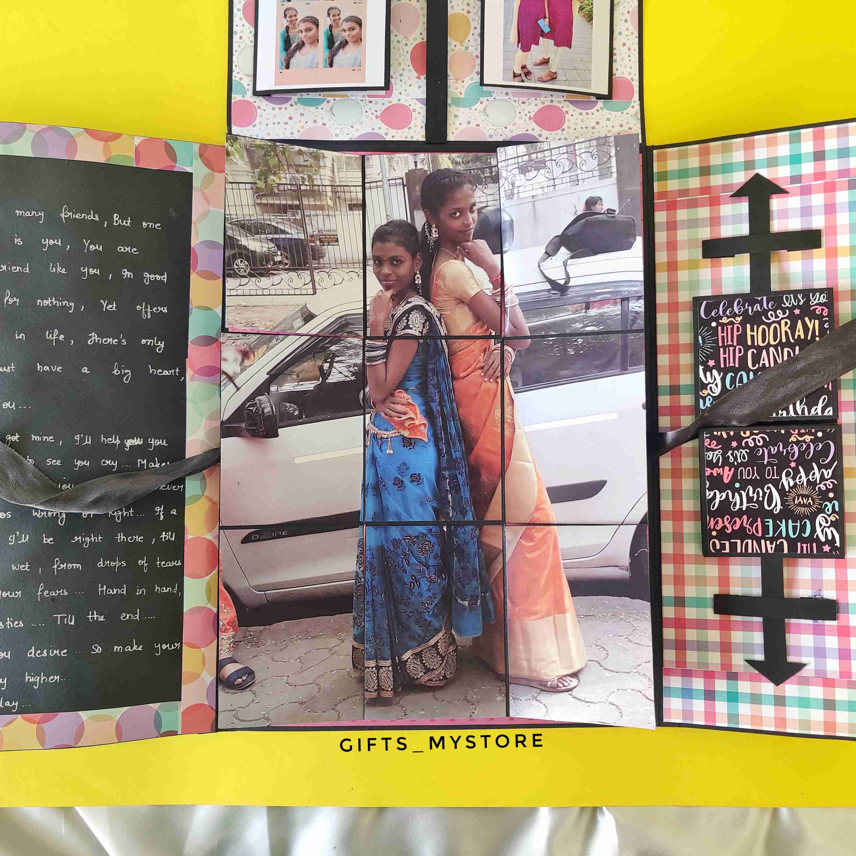 GiftsMyStore_GIANT_MULTIFOLD_TIMESLESS_TREASURE_ALBUM_22 giant multifold timesless treasure album photo album scrapbook handmade gift ideal for preserving precious memories