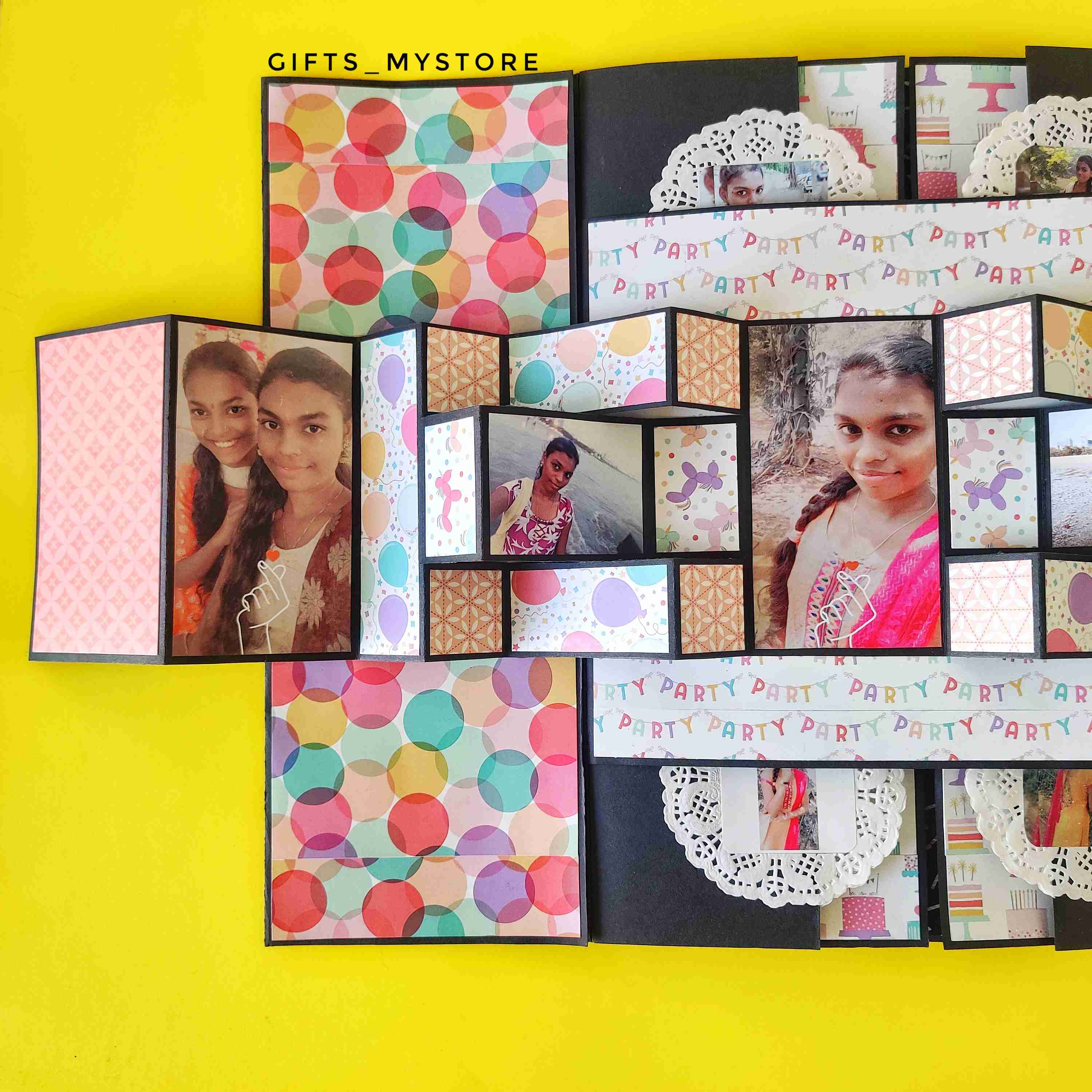 GiftsMyStore_GIANT_MULTIFOLD_TIMESLESS_TREASURE_ALBUM_9 giant multifold timesless treasure album photo album scrapbook handmade gift ideal for preserving precious memories