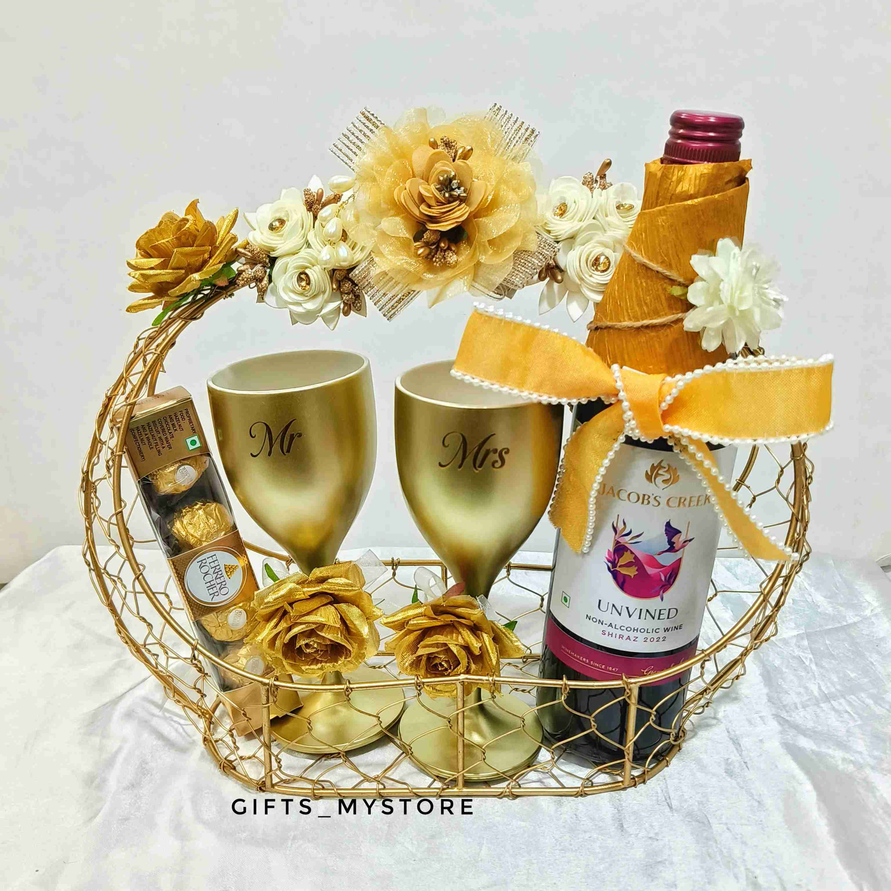 happily married hamper wedding celebration handmade gift product designed for special occasions
