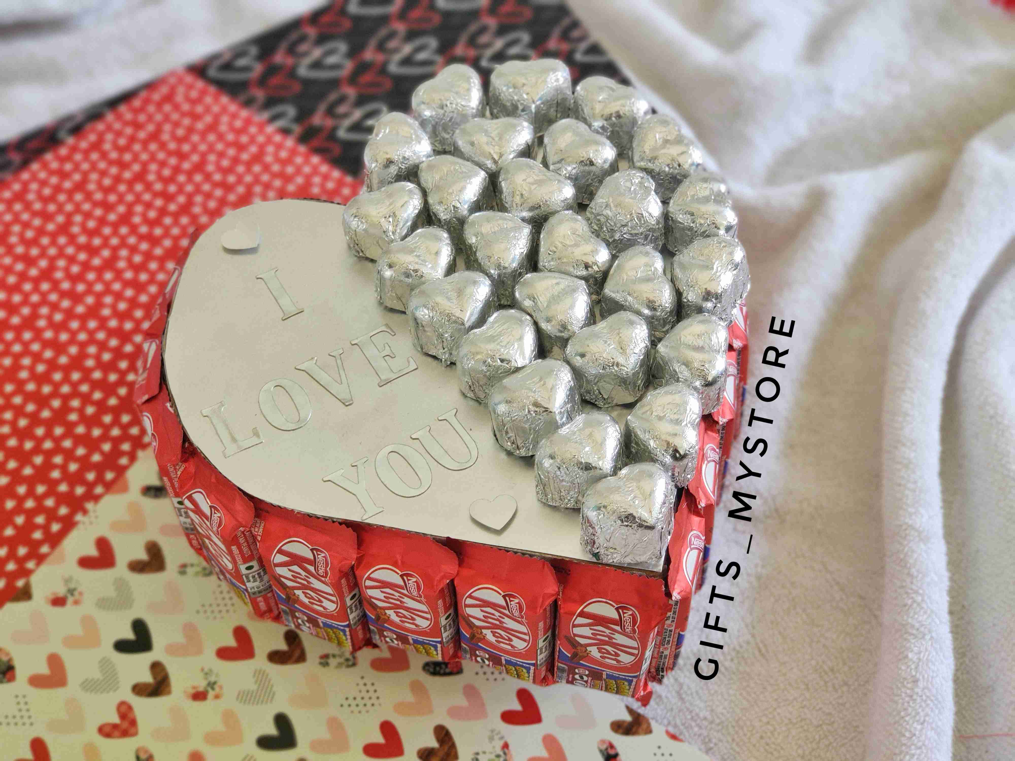 HEART SHAPE SILVER HAMPER