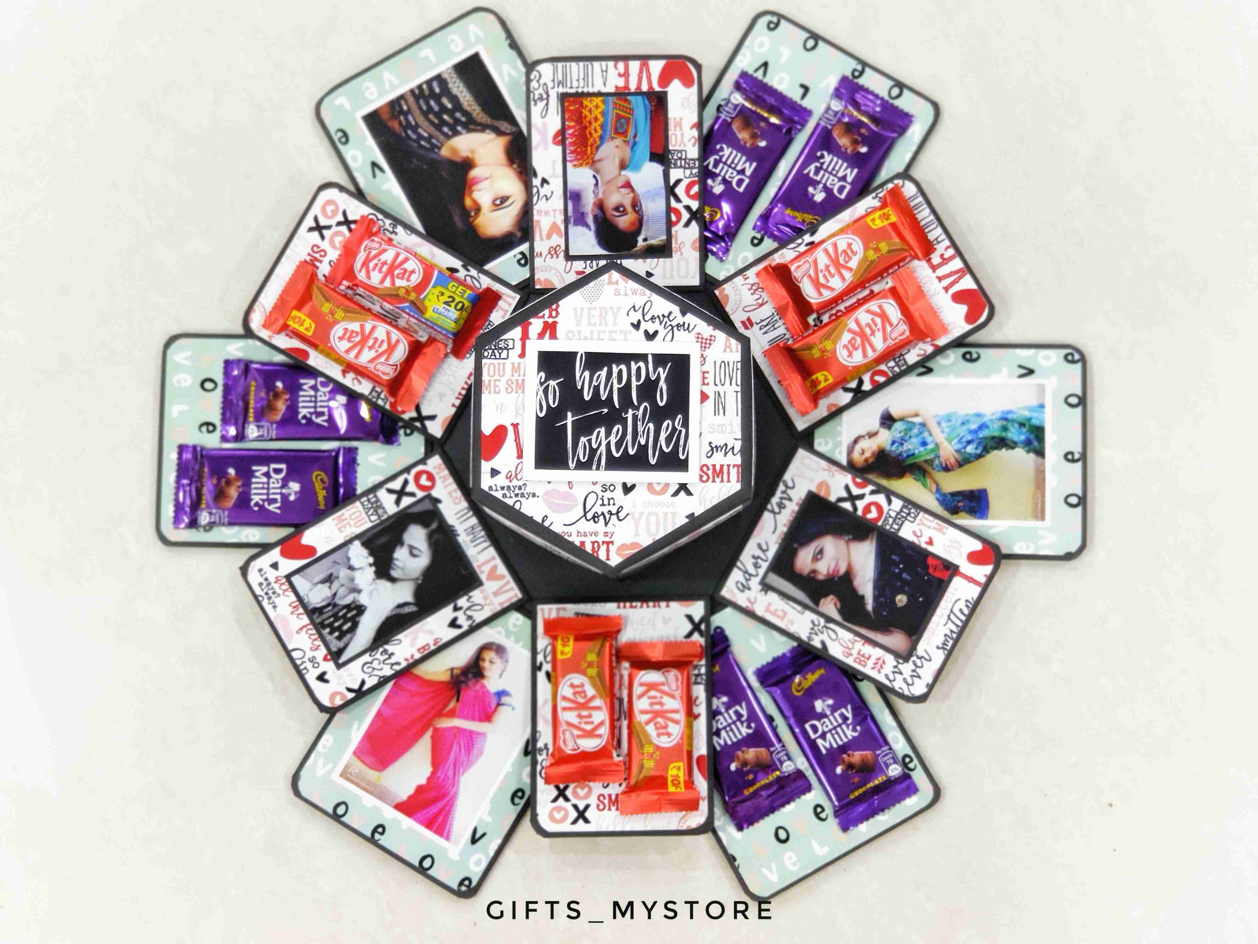 GiftsMyStore_HEXAGON_BOX_ALONG_WITH_CHOCOLATES_MESSAGES_AND_MINI_ALBUM_4