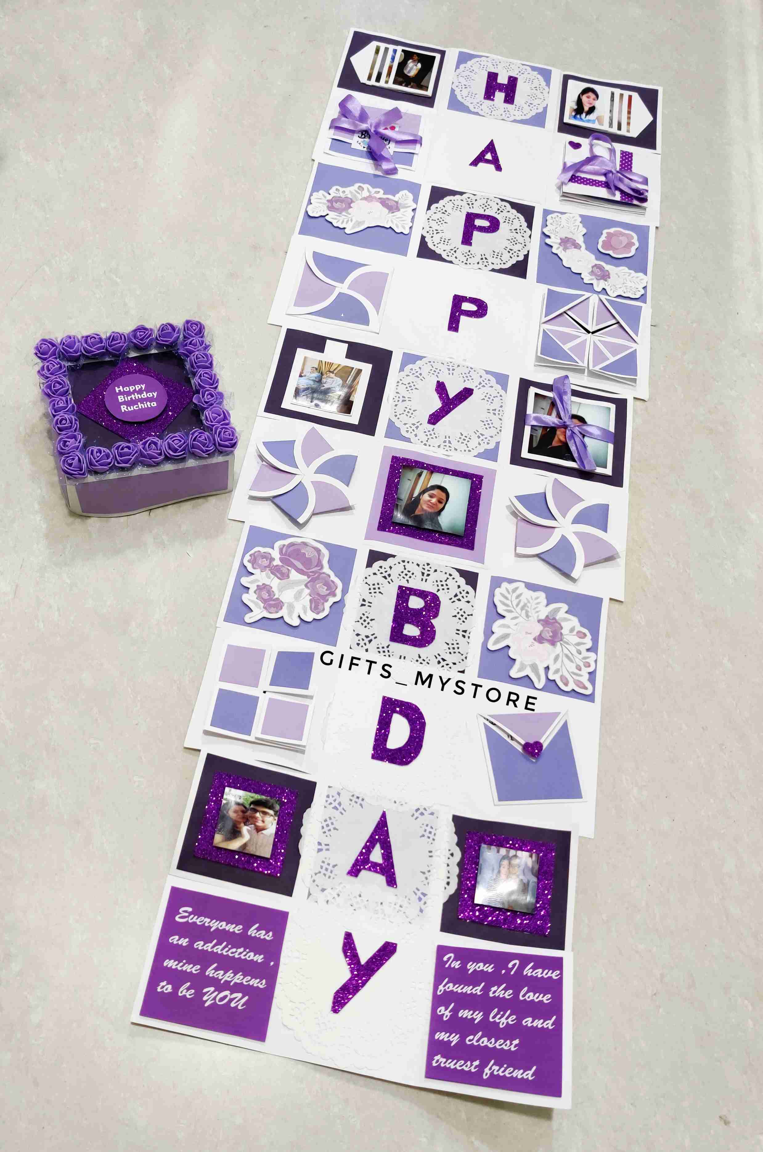 photo memory explosion box handmade gift ideal for preserving precious memories