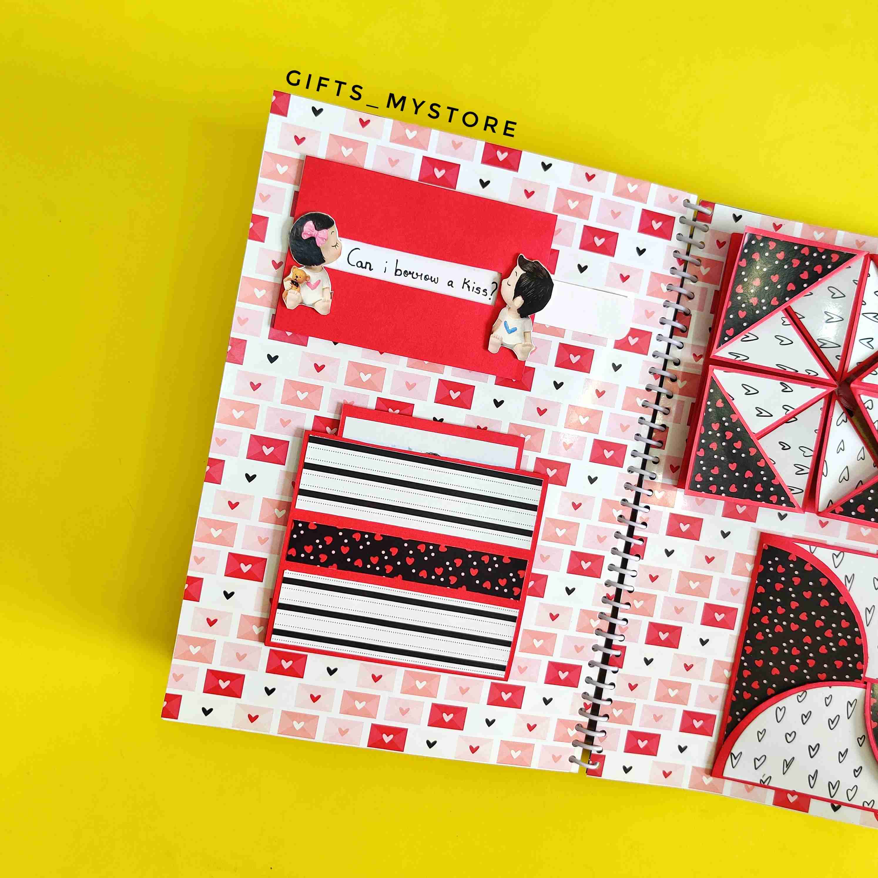 GiftsMyStore_JOURNEY_OF_US_HUSBAND_BIRTHDAY_MEMORY_ALBUM_12 birthday memories mini photo album scrapbook handmade gift ideal for capturing special moments