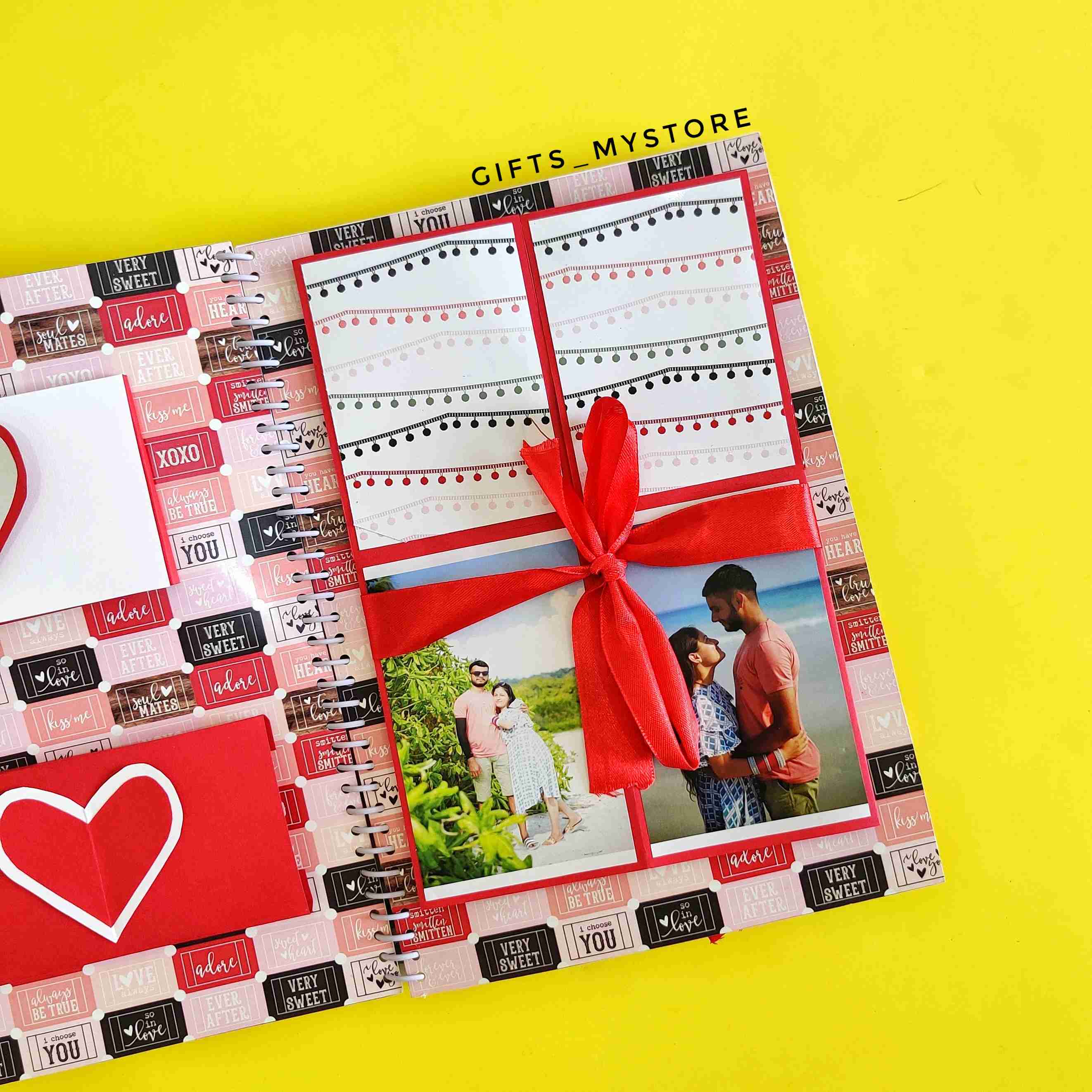 GiftsMyStore_JOURNEY_OF_US_HUSBAND_BIRTHDAY_MEMORY_ALBUM_14 birthday memories mini photo album scrapbook handmade gift ideal for capturing special moments