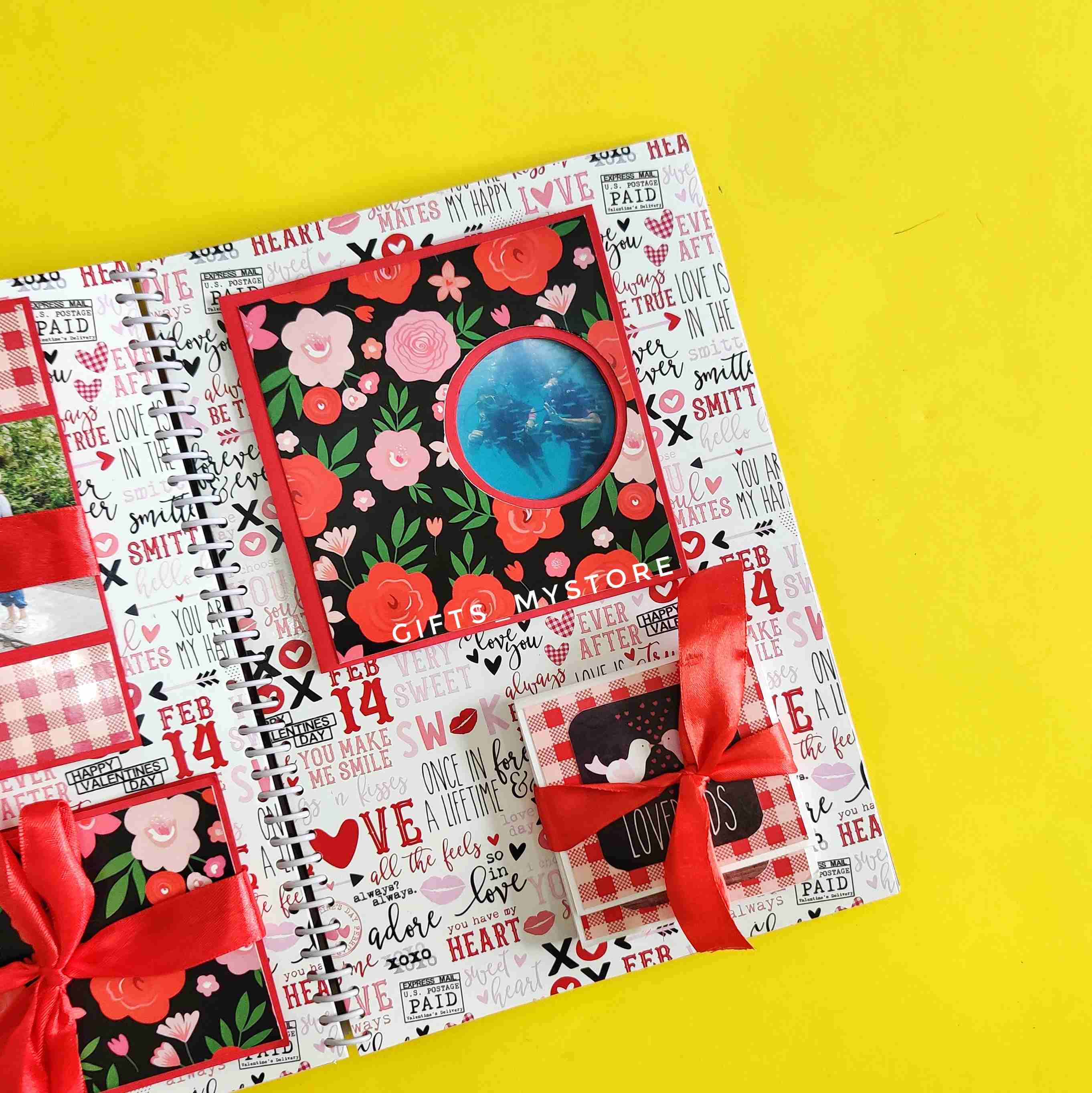 GiftsMyStore_JOURNEY_OF_US_HUSBAND_BIRTHDAY_MEMORY_ALBUM_5 birthday memories mini photo album scrapbook handmade gift ideal for capturing special moments