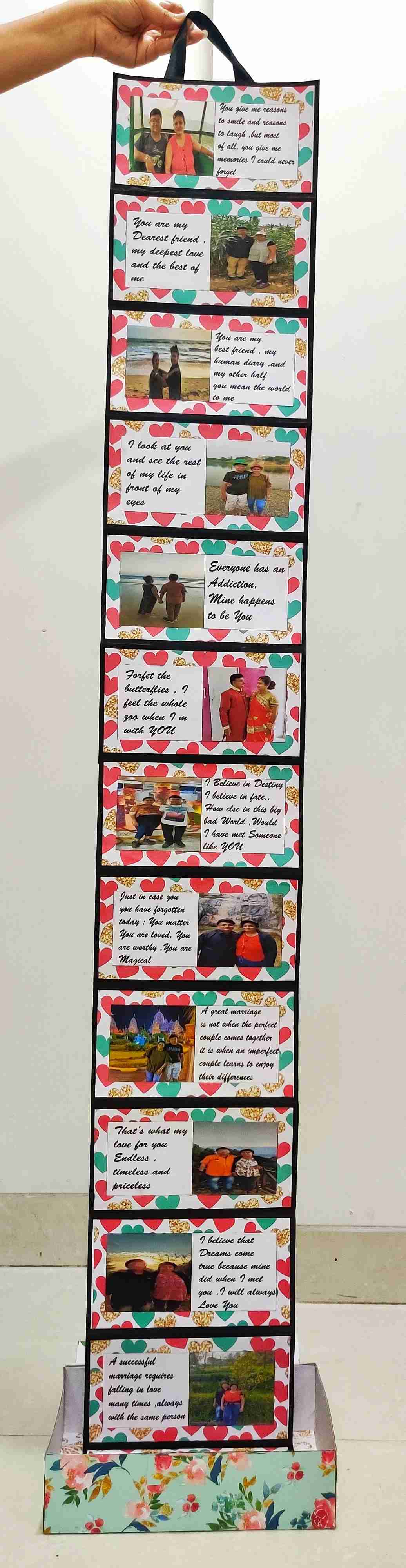 photo memory explosion box handmade gift ideal for preserving precious memories