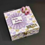 mdf boxes hamper (purple theme) curated gift hamper handmade product designed for special occasions