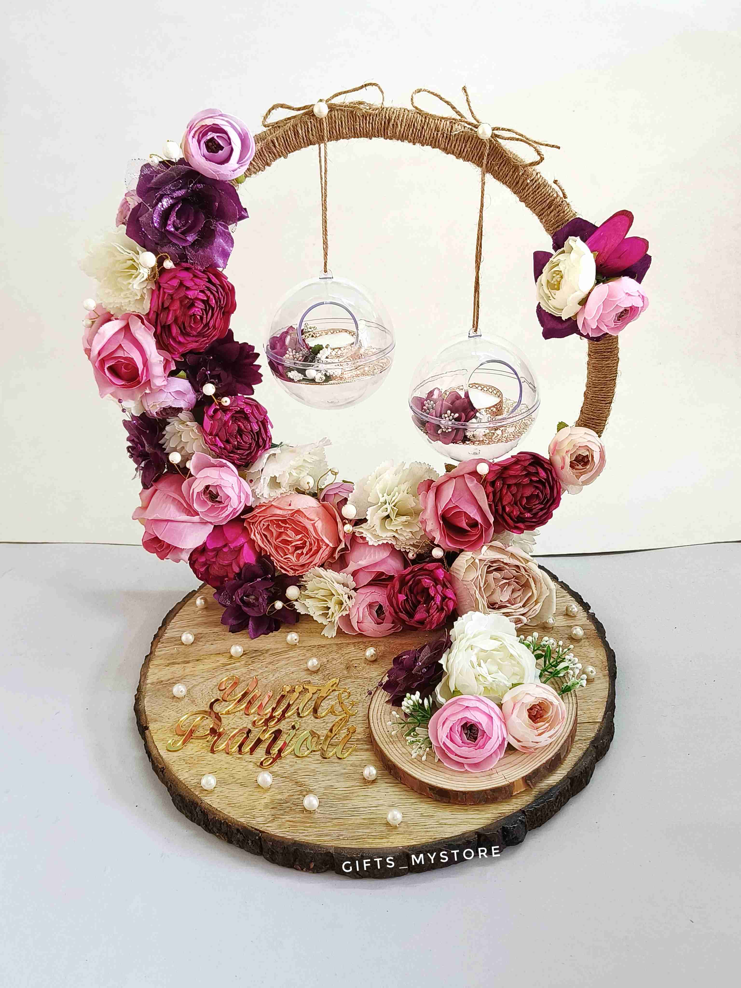 ring platter (lavender blush) wedding celebration handmade gift product designed for special occasions