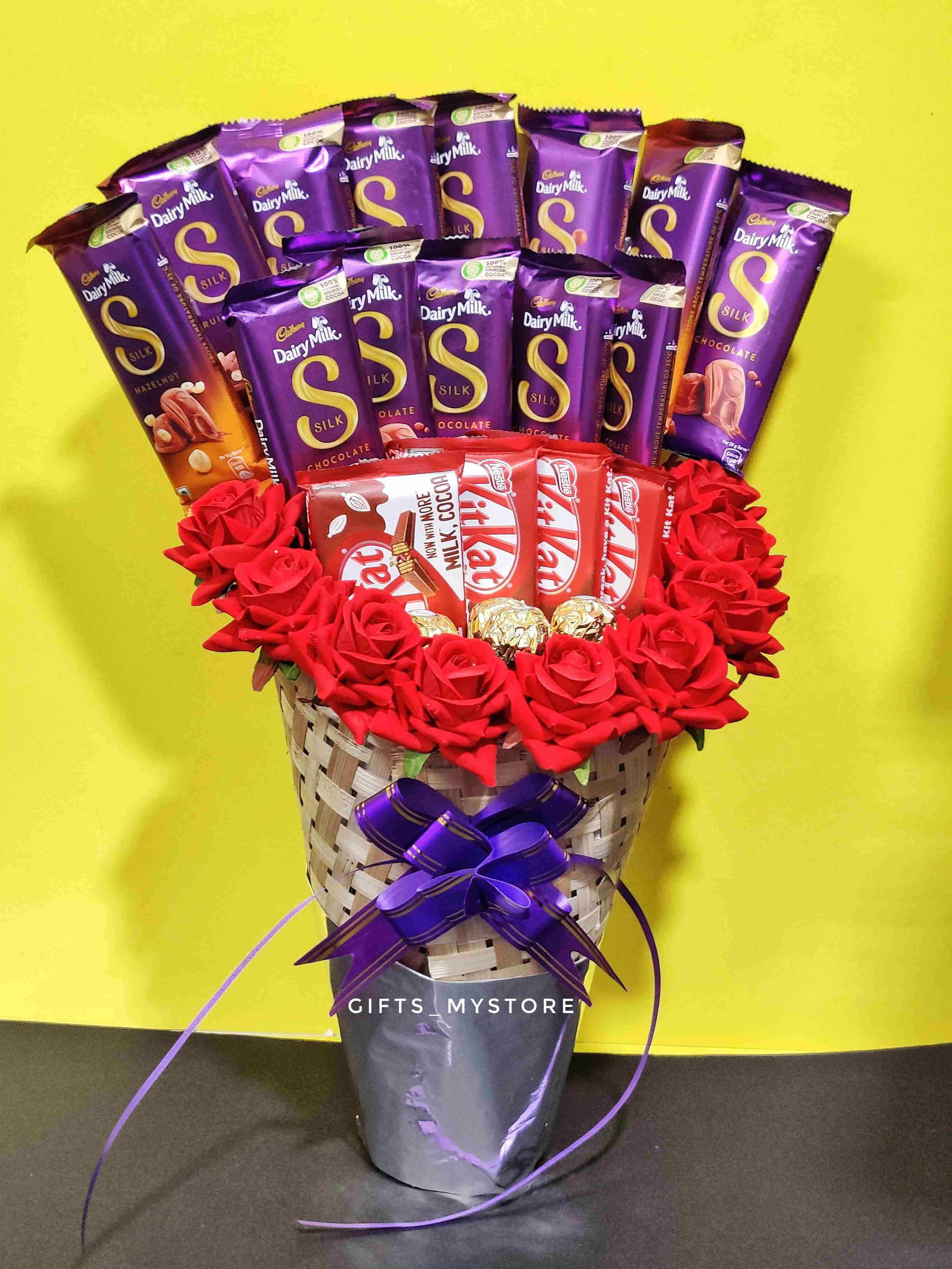 assorted chocolate bouquet arrangement handmade gift perfect for celebrations