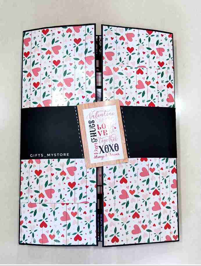 timeless treasures red theme album photo album scrapbook handmade gift ideal for preserving precious memories