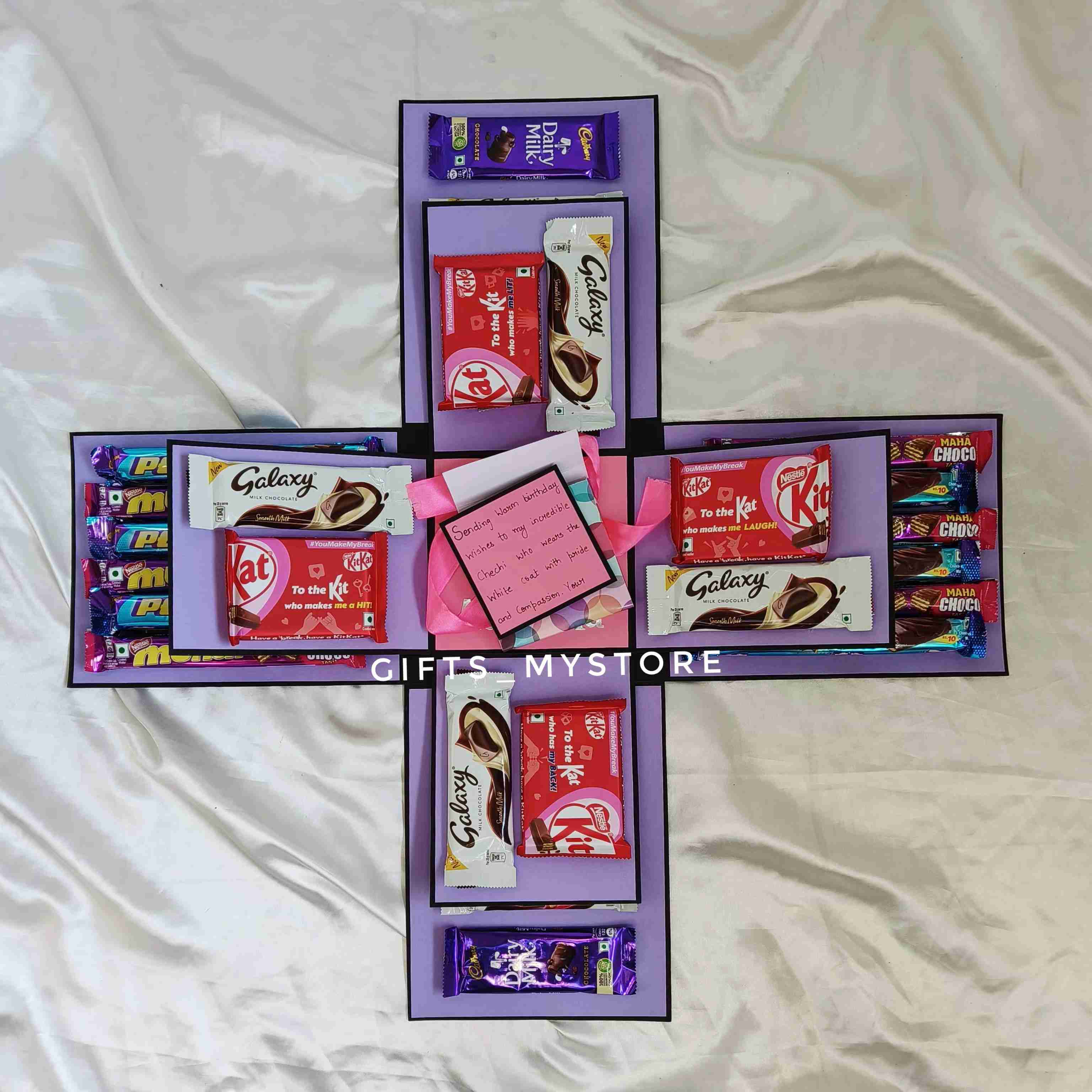 IMG20240308170455 2 layer chocolate explosion box handmade gift product designed for special occasions