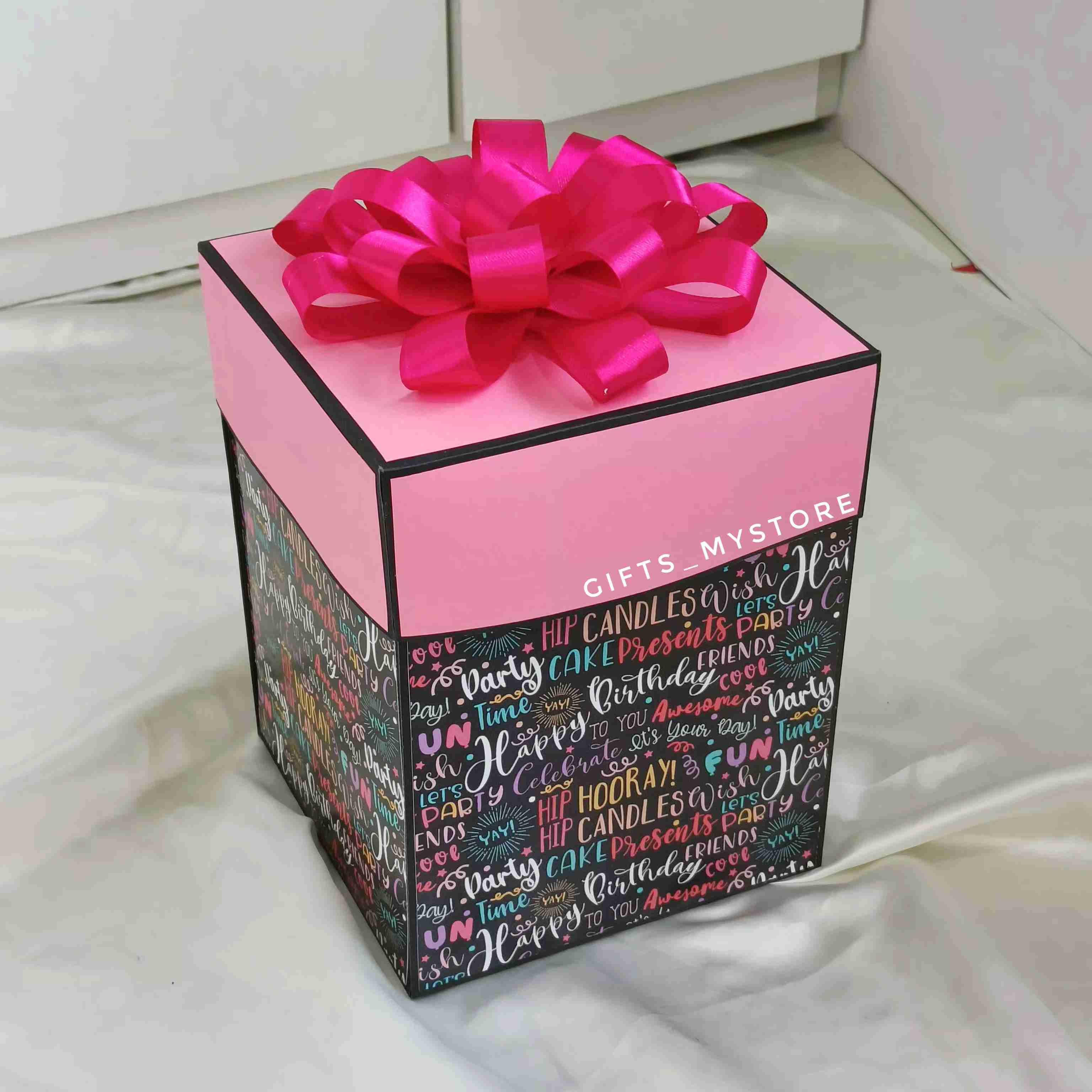 IMG20240308174109 2 layer chocolate explosion box handmade gift product designed for special occasions