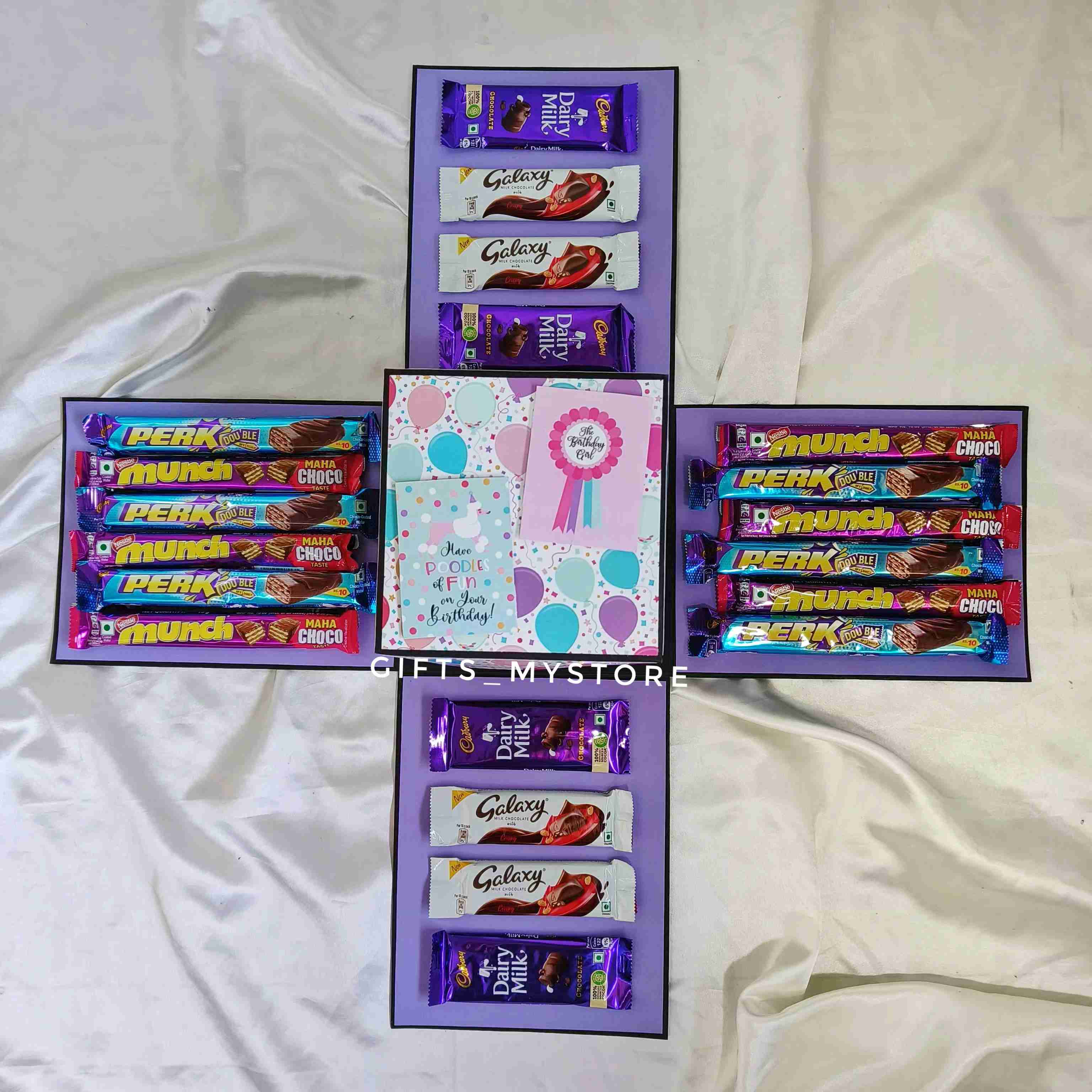 IMG20240308174125 2 layer chocolate explosion box handmade gift product designed for special occasions