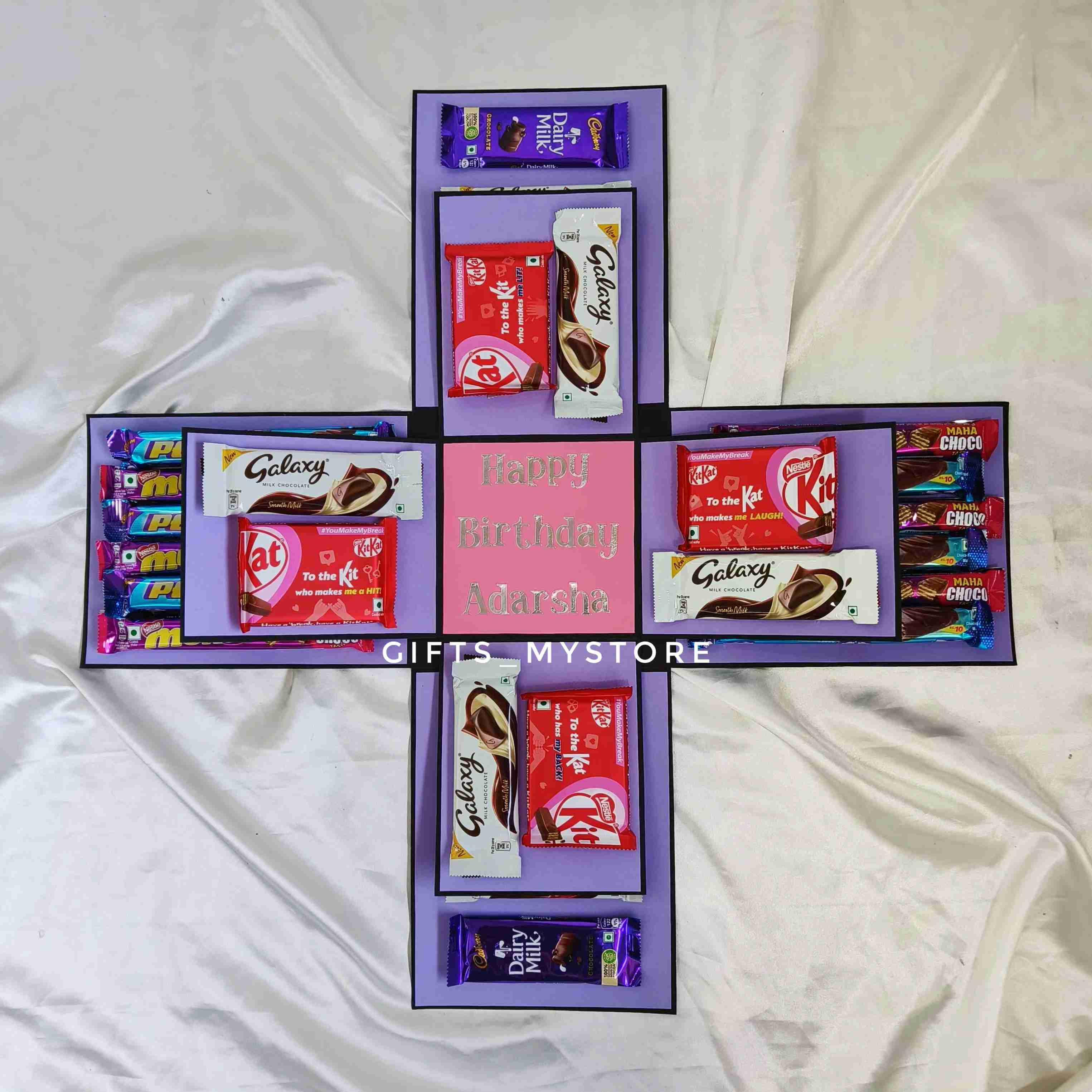 IMG20240308174155 2 layer chocolate explosion box handmade gift product designed for special occasions