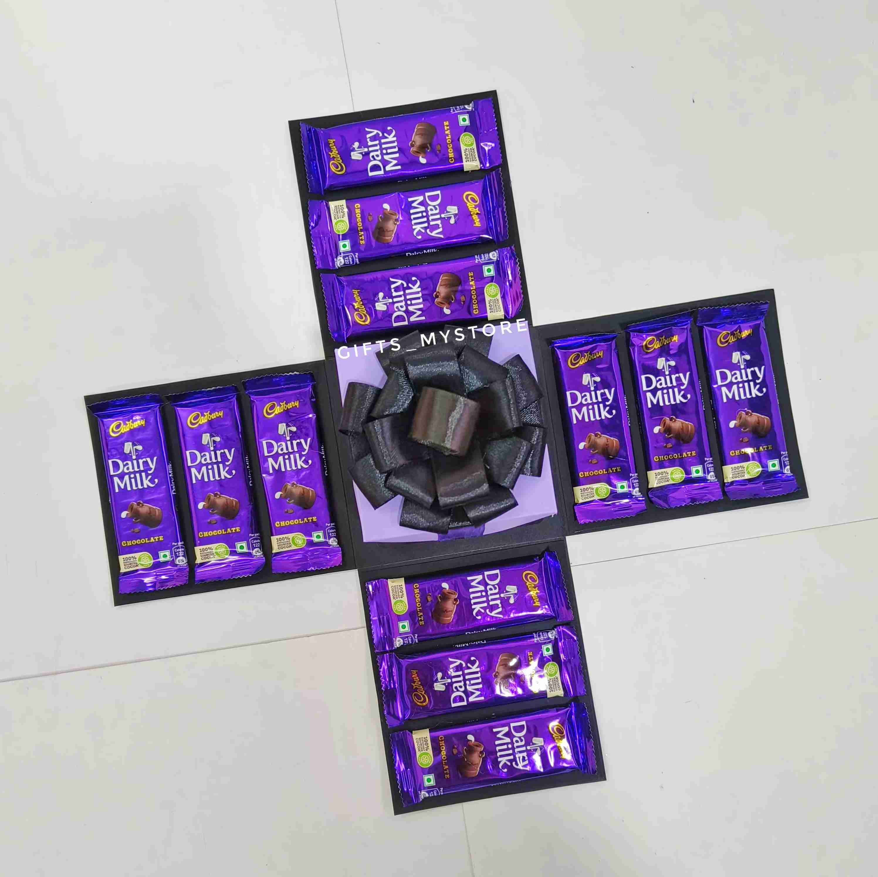 2 layer chocolate explosion box handmade gift product designed for special occasions