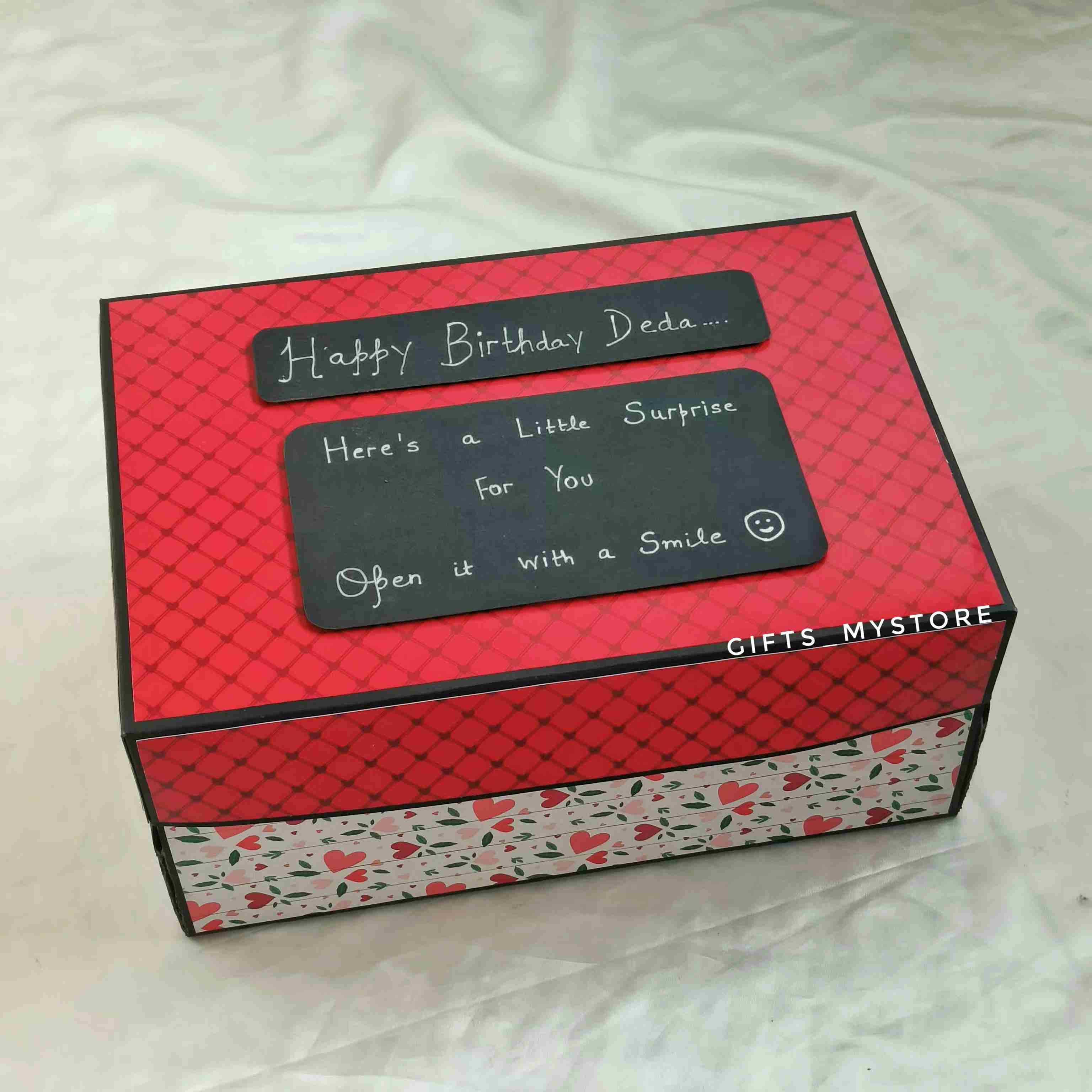 IMG20240611184401 4 layer chocolate explosion box handmade gift product designed for special occasions