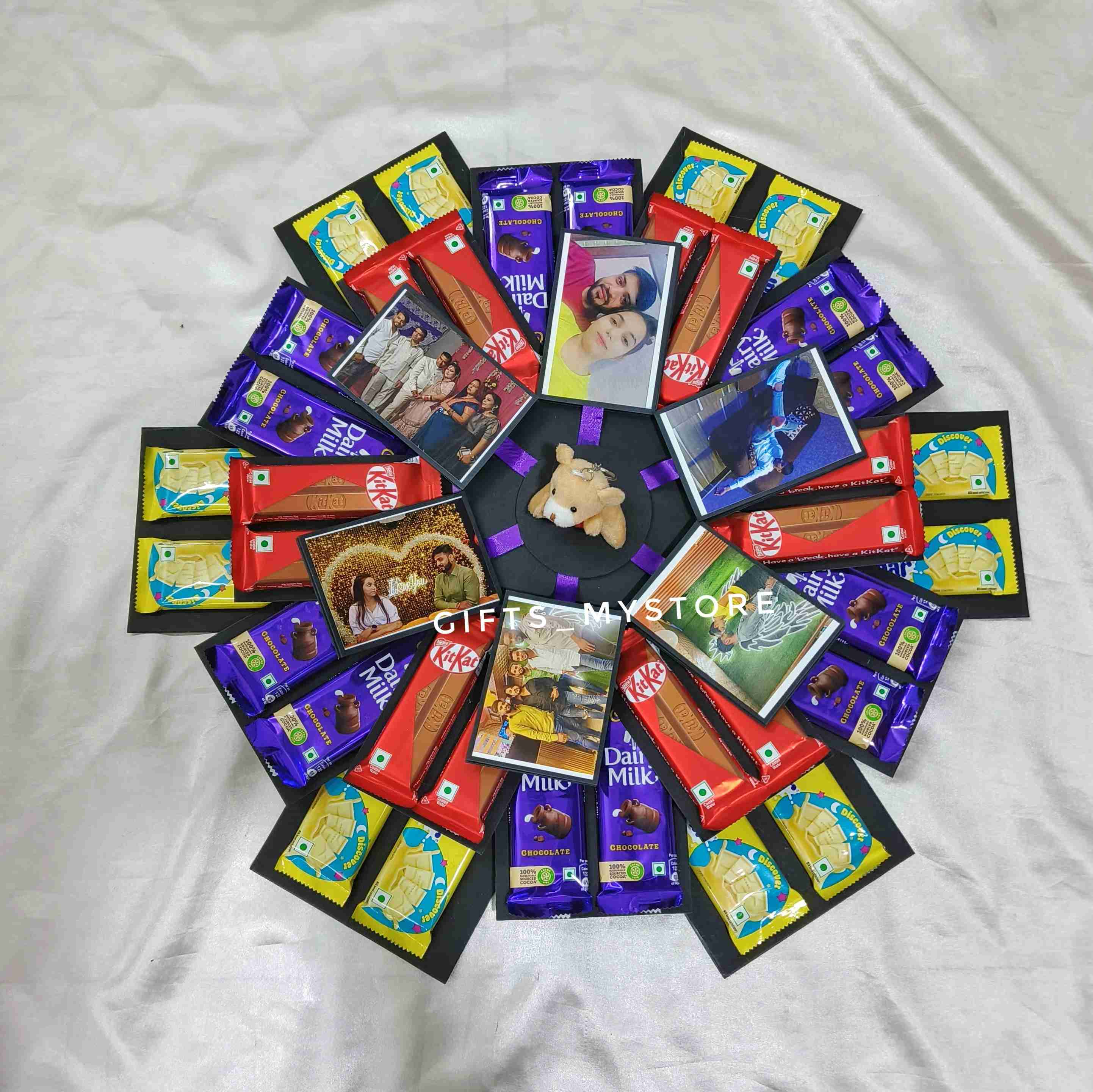 4 layer mix chocolates chocolate explosion box handmade gift product designed for special occasions