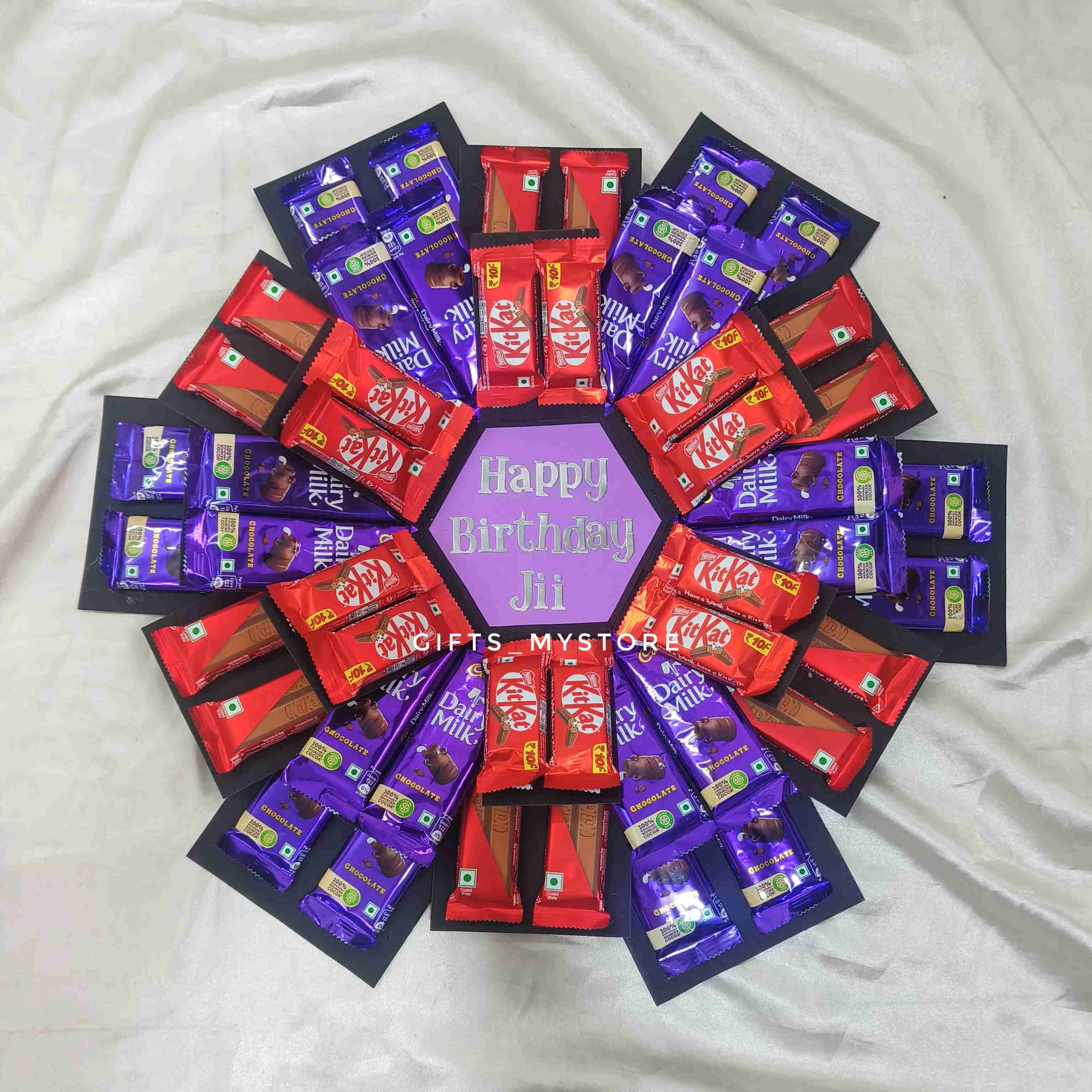 4 layer mix chocolates chocolate explosion box handmade gift product designed for special occasions