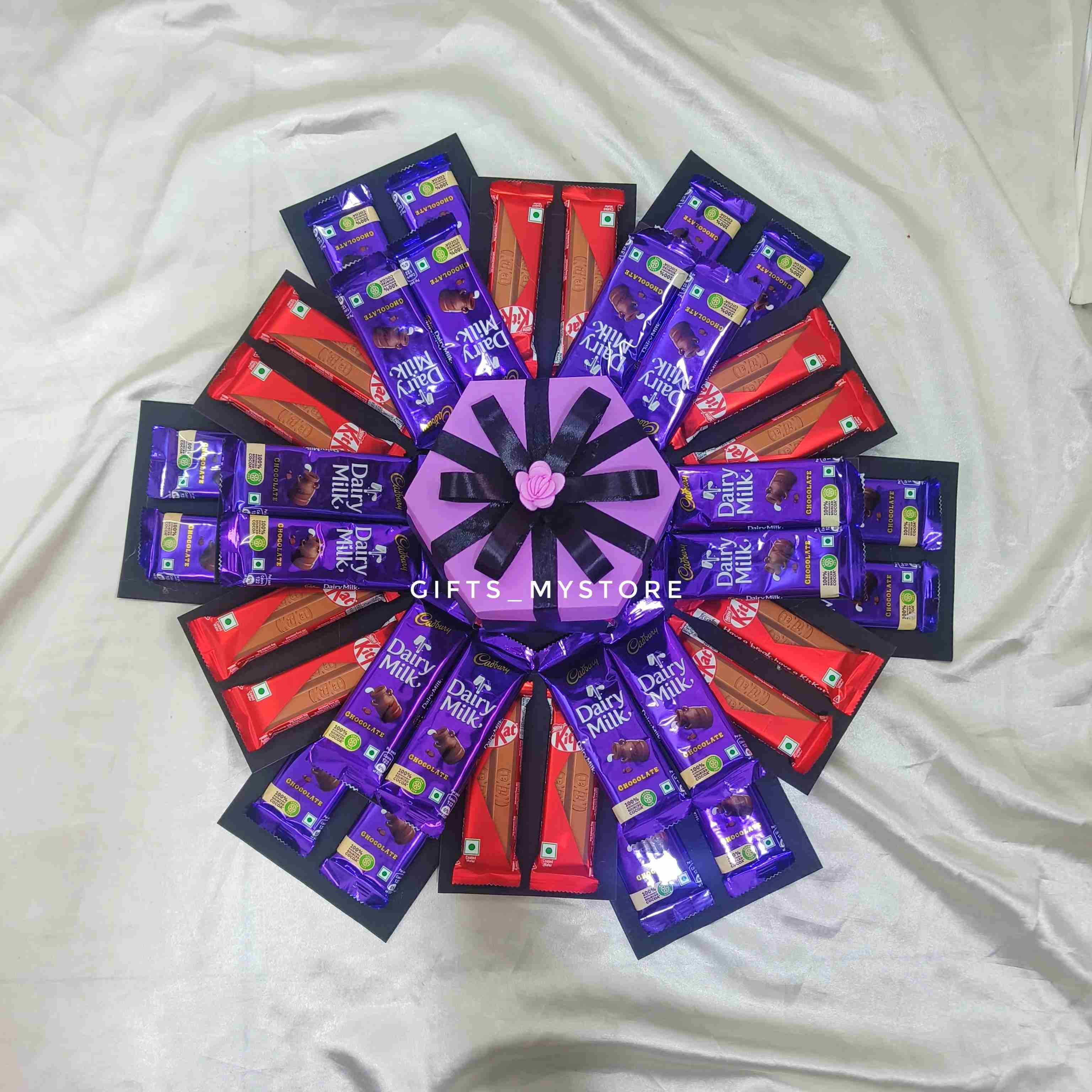 IMG20241019180551 4 layer mix chocolates chocolate explosion box handmade gift product designed for special occasions