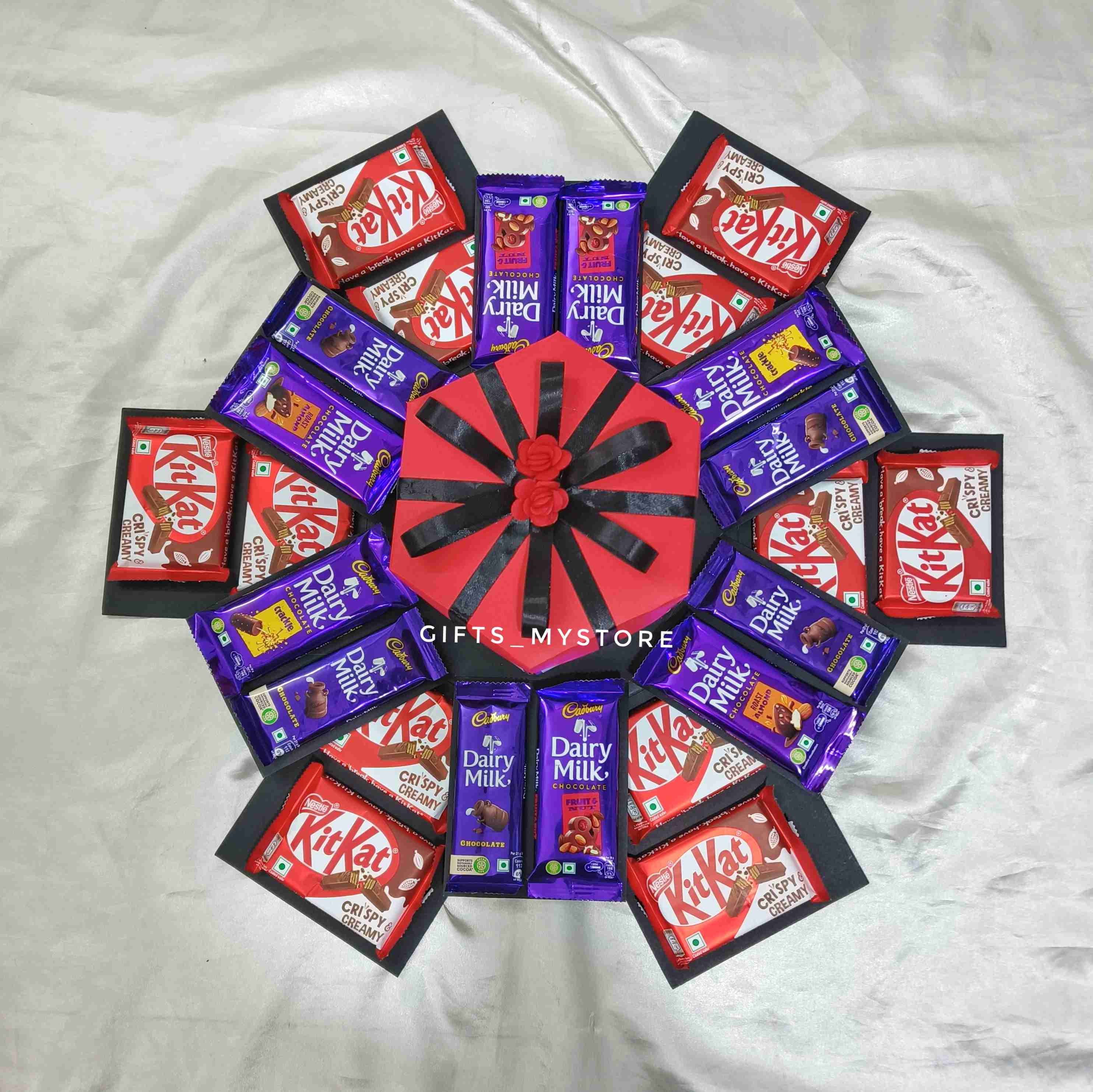 IMG20250111010125 4 layer mix chocolates chocolate explosion box handmade gift product designed for special occasions