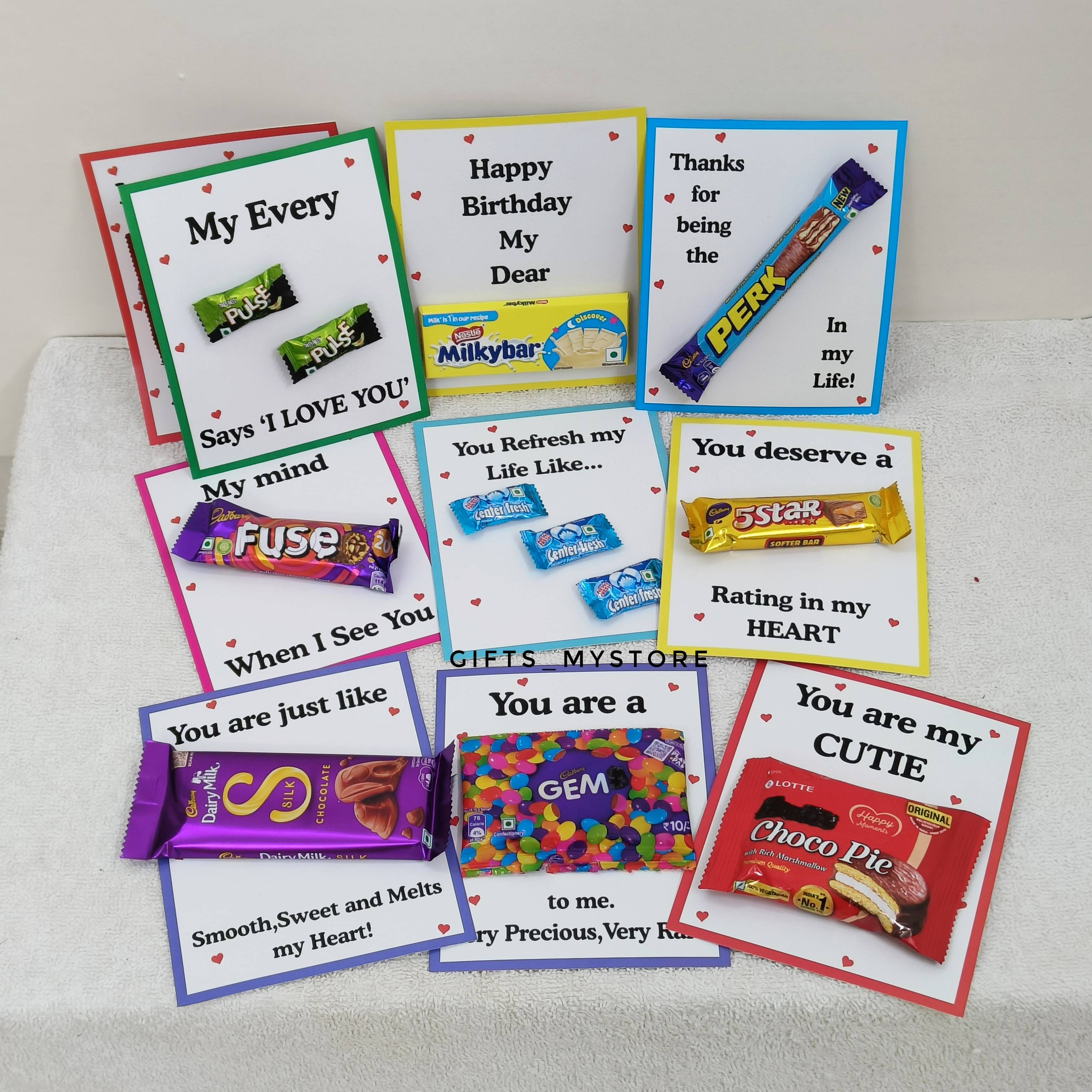 CHOCOLATE PUN CARDS